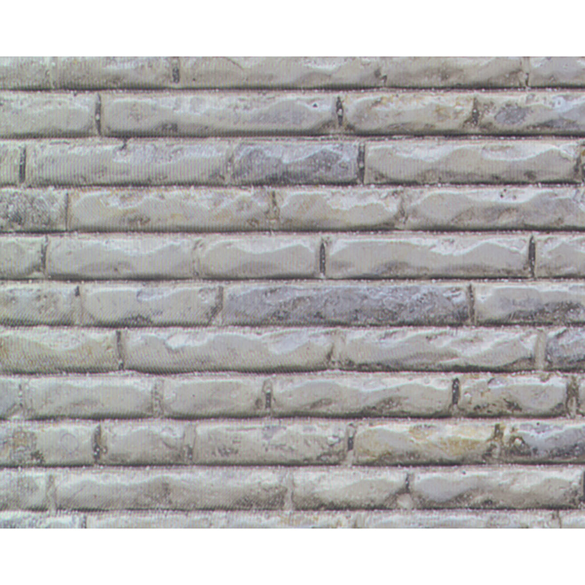 Plastruct Patterned Sheets, Dressed Stone/Block, 1:24 Scale, finished example
