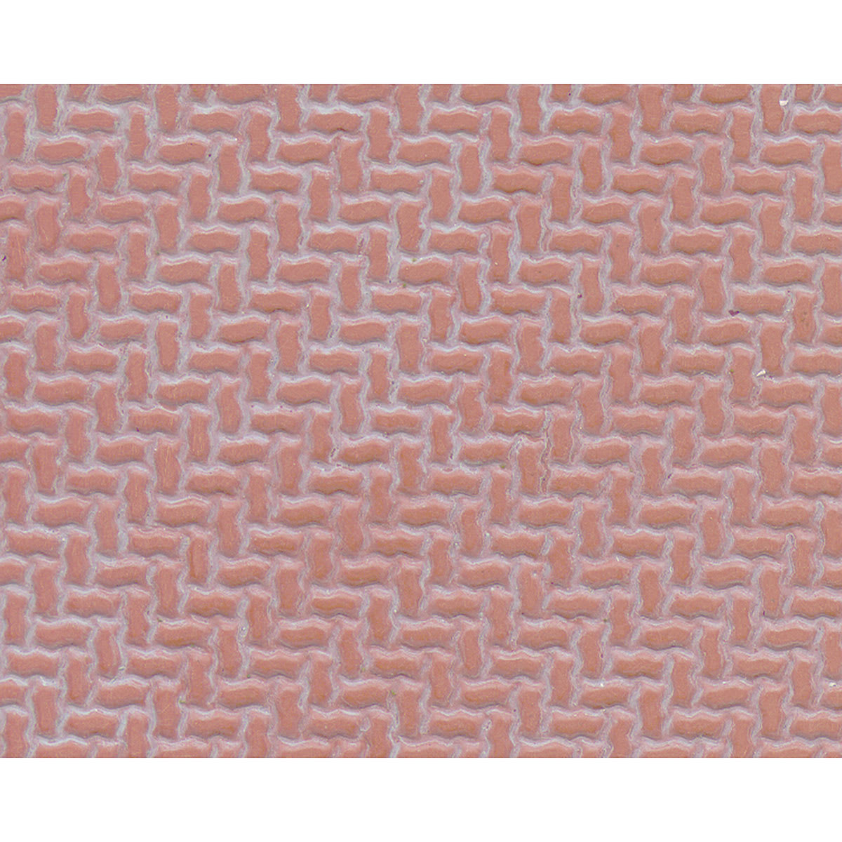 Plastruct Patterned Sheets, Interlocking Paving, 1:48 Scale, finished example