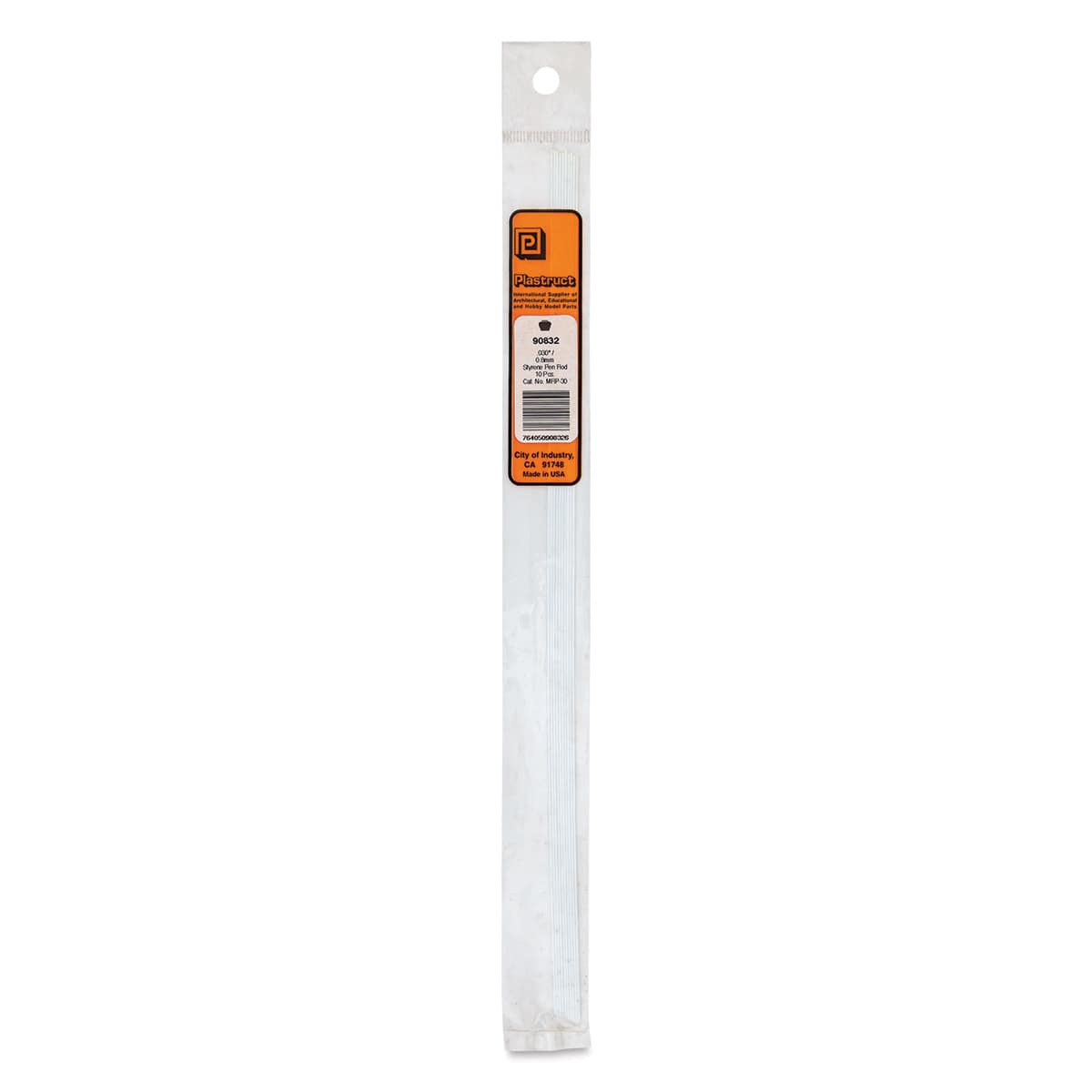Plastruct Plastic Pentagon Rod - Pkg of 10, 0.03" W × 10" L