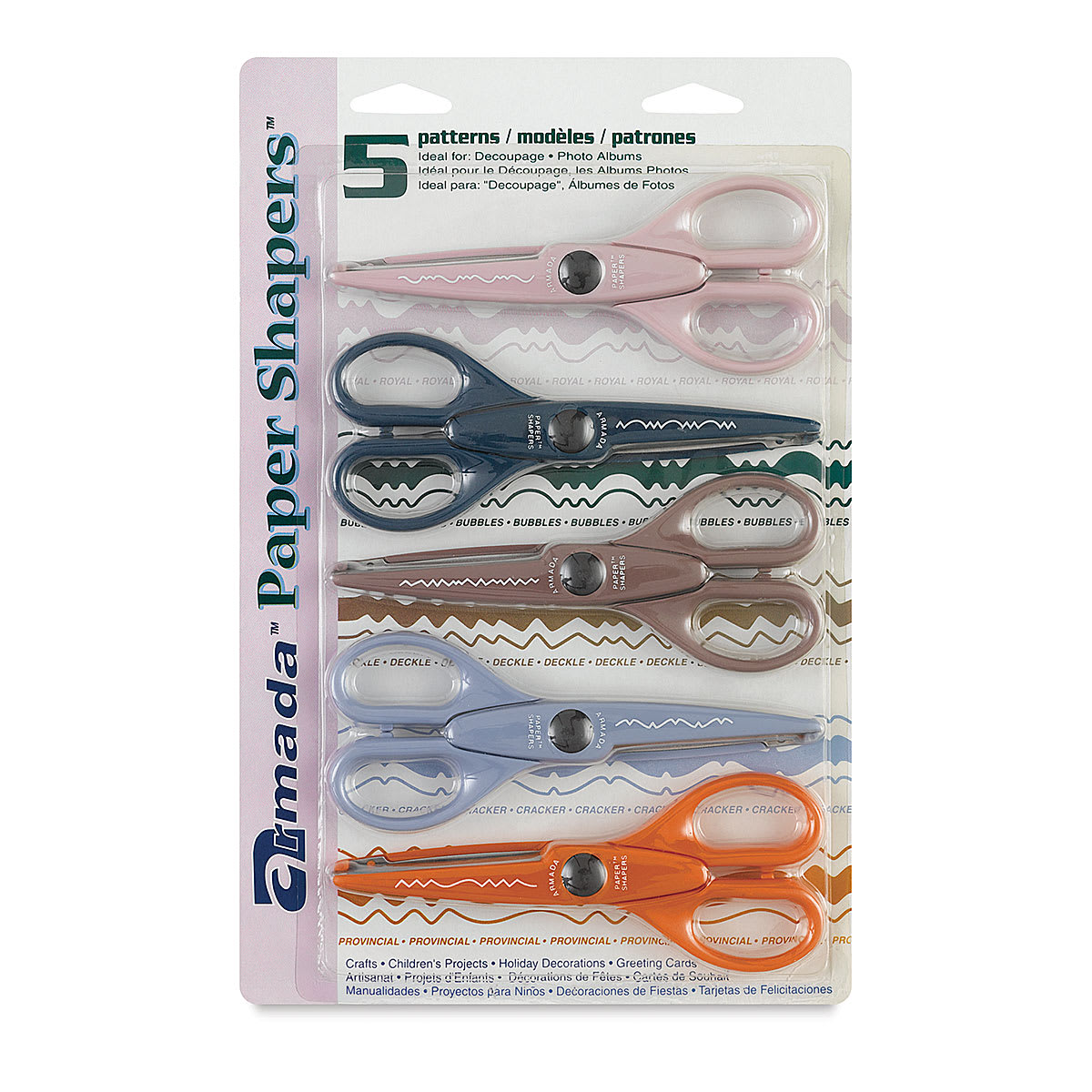 Armada Paper Shapers - Blister package of 5 Shapers with Royal theme
