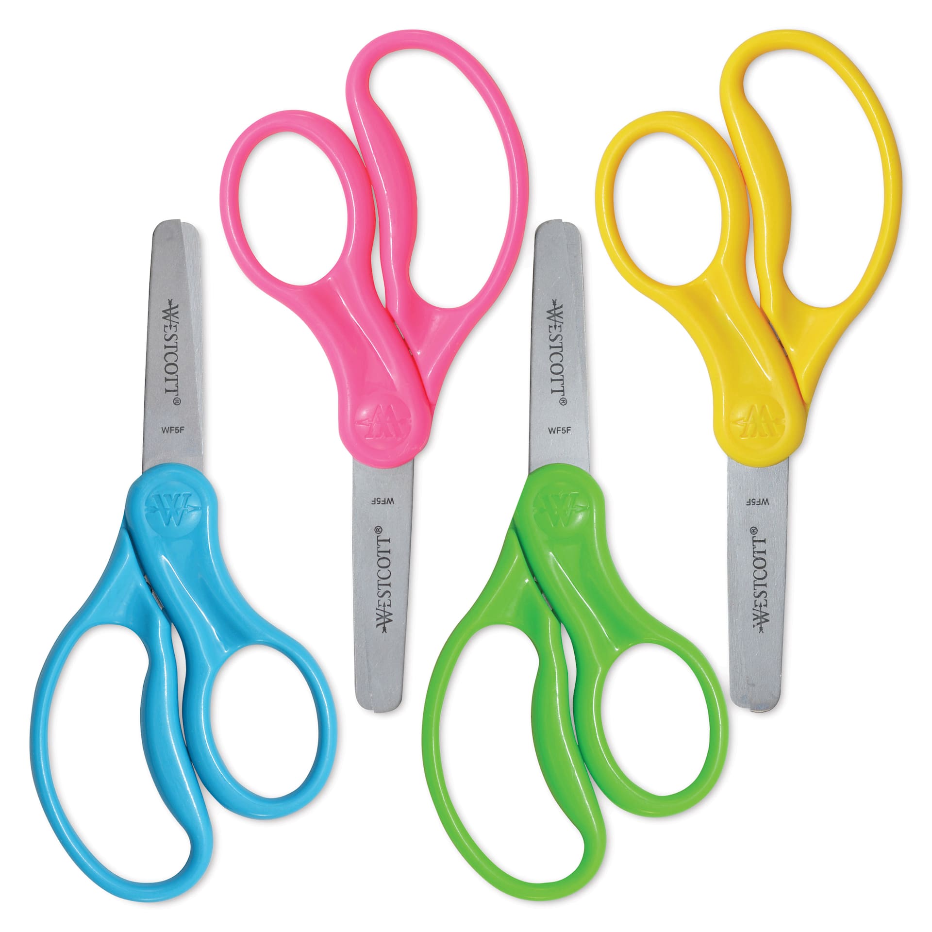 Westcott Hard Handle Kids Scissors - 5", Blunt color options (selected randomly)
