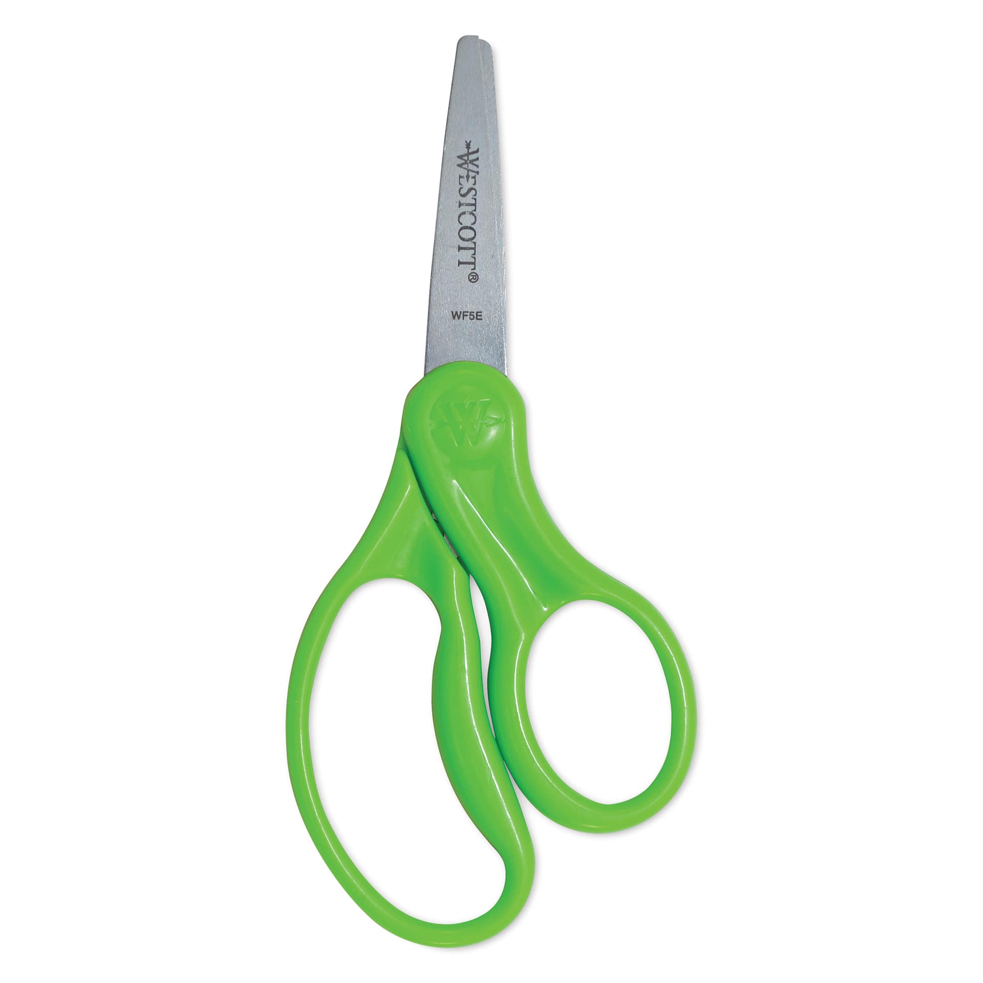 Westcott Hard Handle Kids Scissors - 5", Pointed green