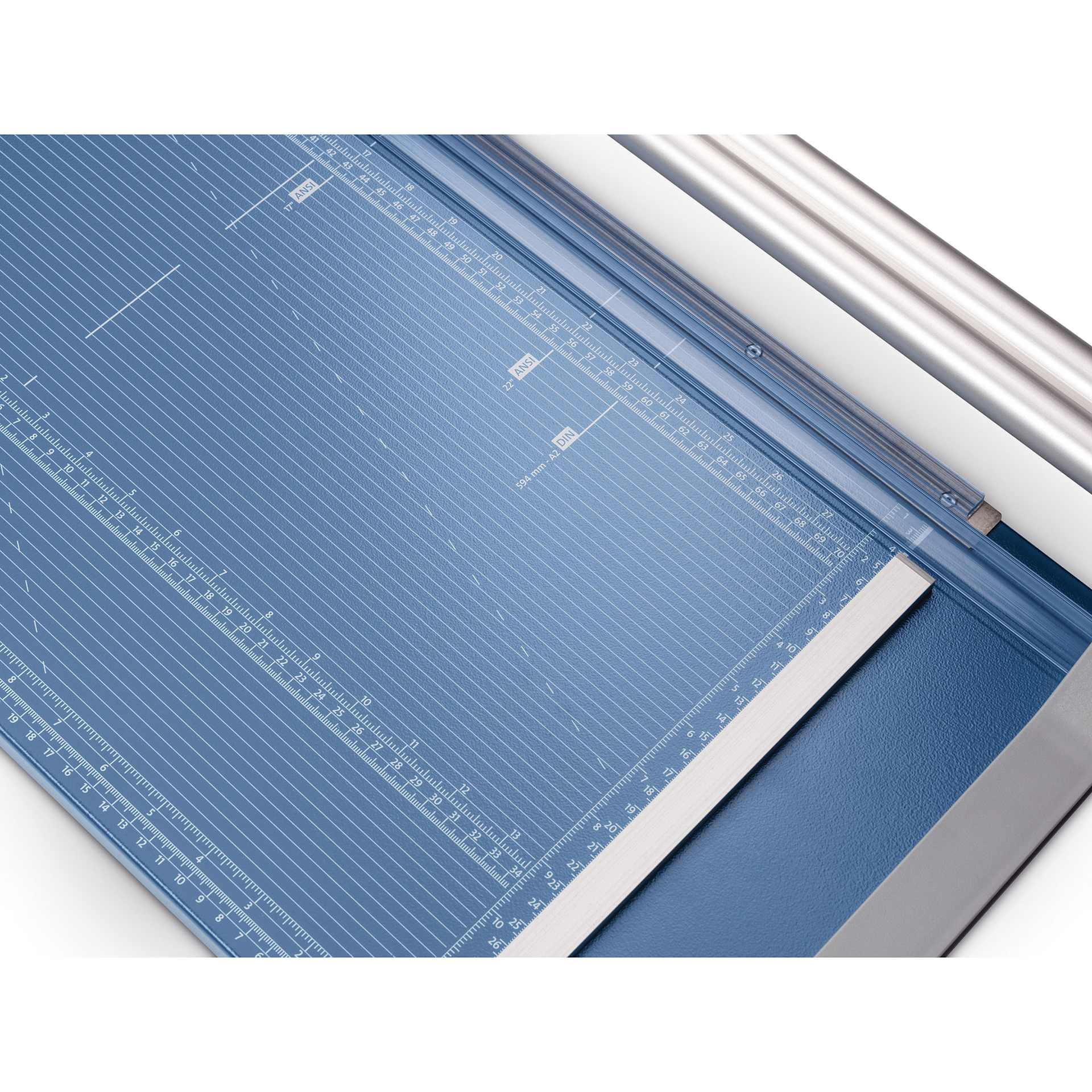 Dahle Professional Rotary Trimmer - 28" Cutting Length, close-up of the surface from above