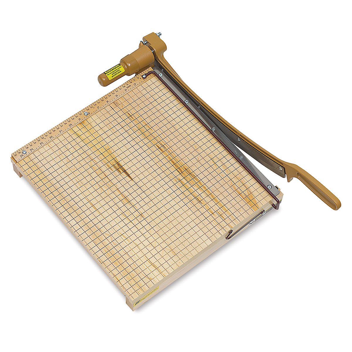 GBC Classiccut Ingento Maple Cutters - Top view showing surface grid and blade raised slightly