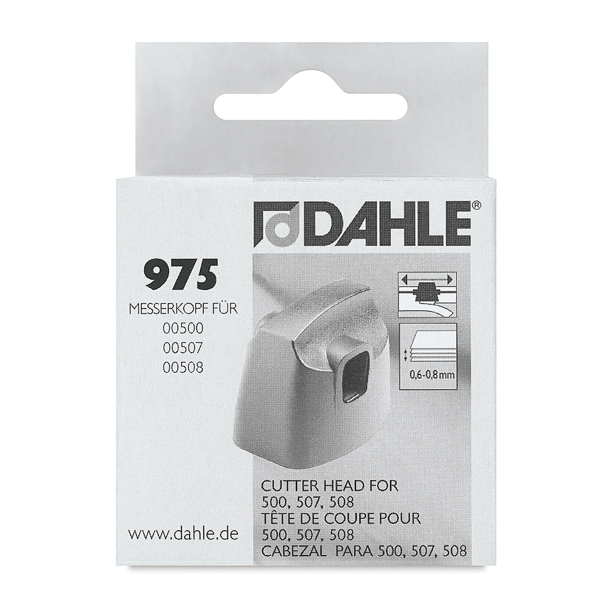 Dahle 2nd Generation Replacement Cutter Head Assembly, front of the packaging