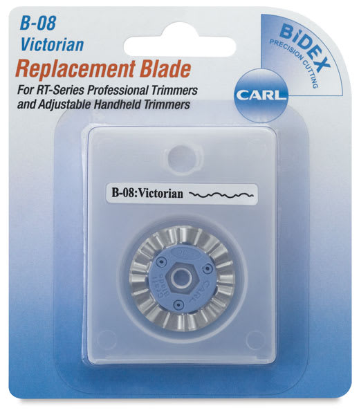 Rotary Trimmer Replacement Blades - Package of Single Victorian Blade