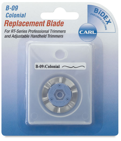 Rotary Trimmer Replacement Blades - Package of Single Colonial Blade