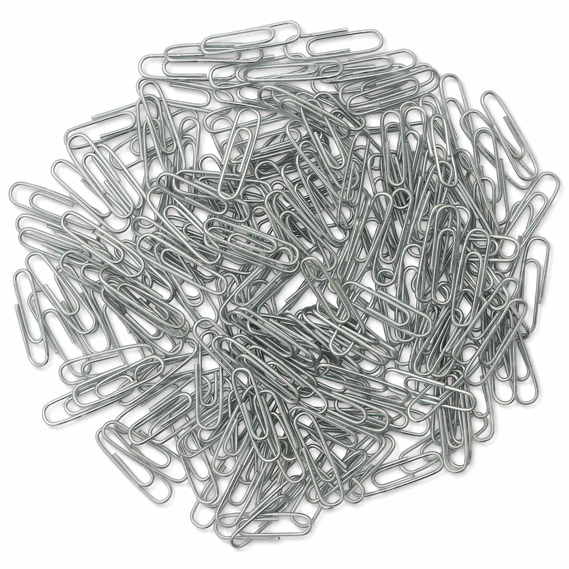 Officemate Paper Clips - Pkg of 200, Silver, No. 2 Paper Clips