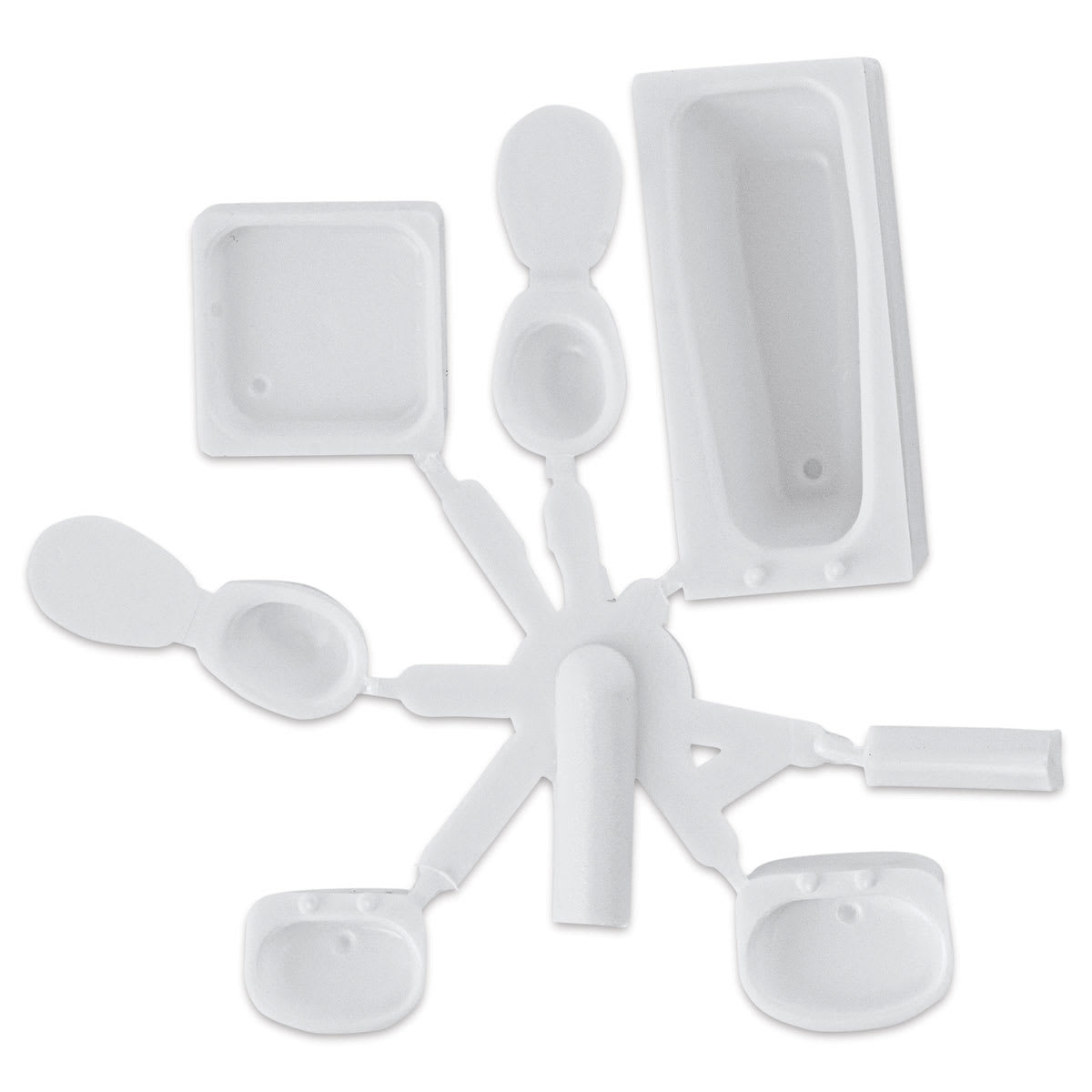 Schulcz Scale Model Furniture Set - Bathroom, 1:50, 1/4" (product out of package)
