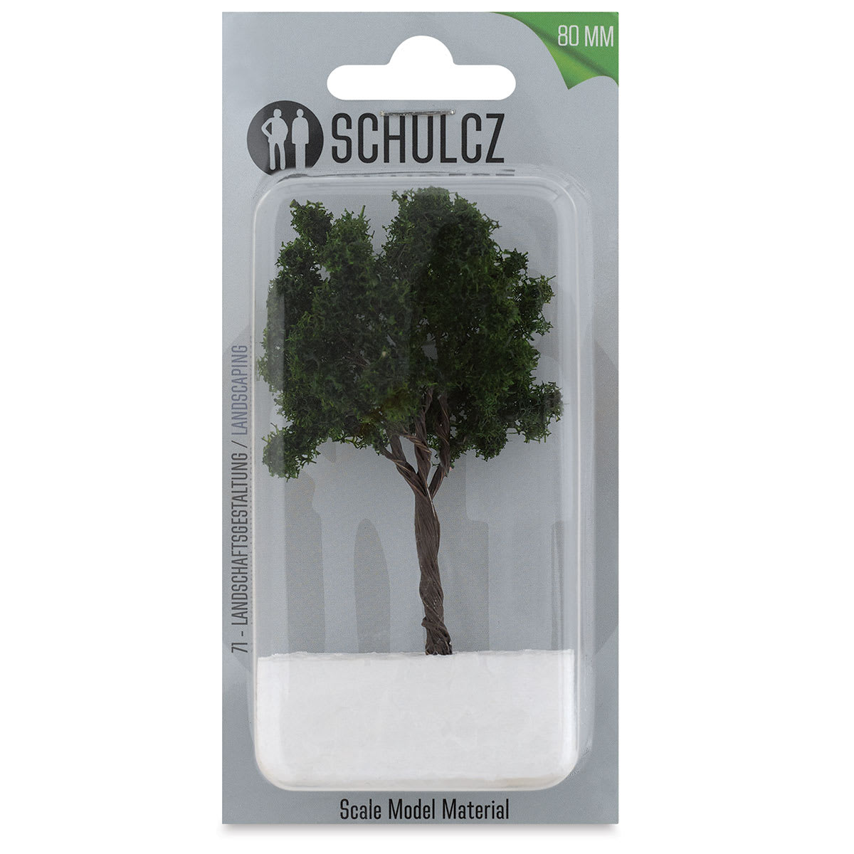 Schulcz Scale Model Trees - Leafy Tree, Metal Trunk, 90 mm, Single (in package)