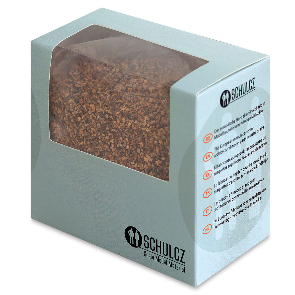 Schulcz Scale Model Foliage - Cork Granules, 100 g (front of box)