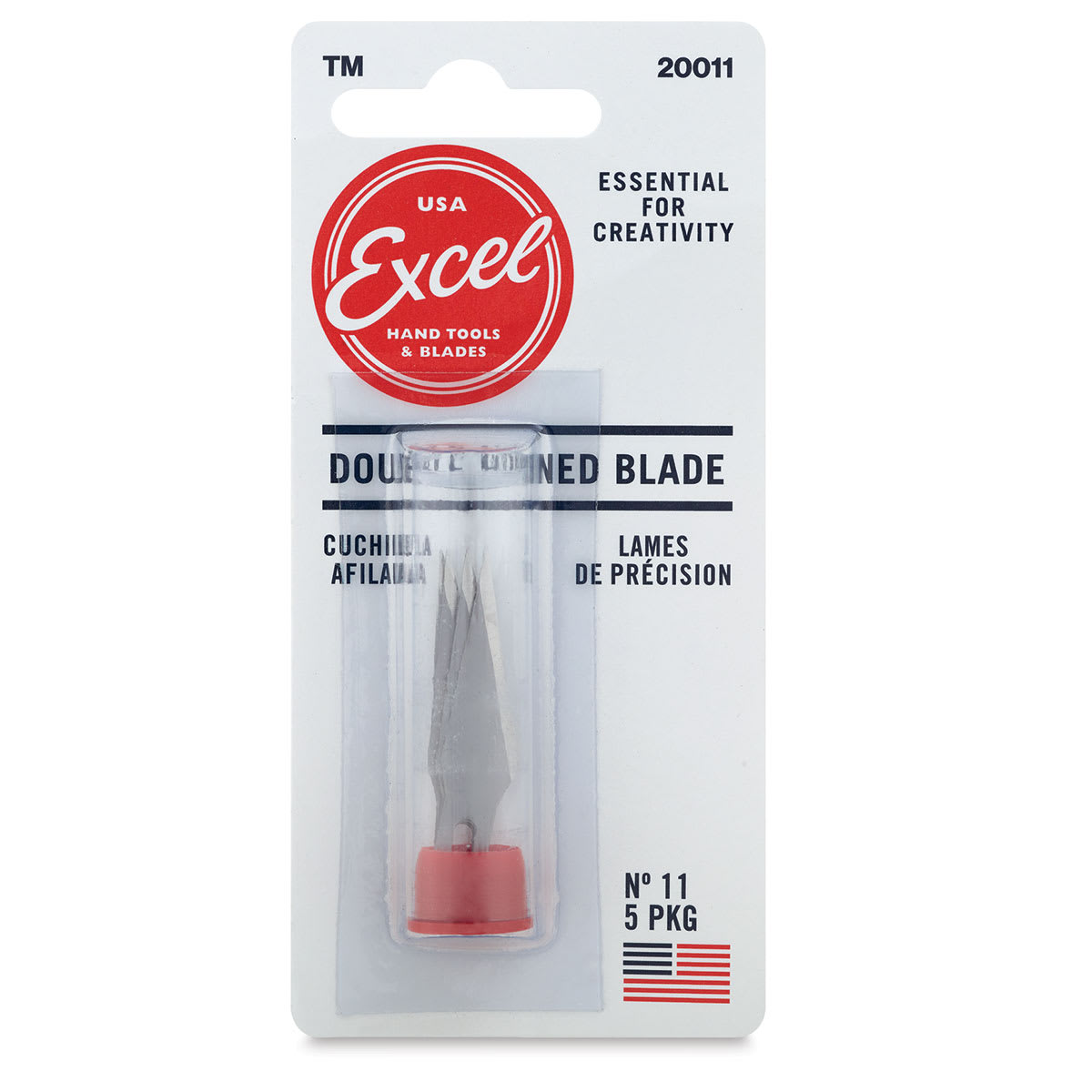 Excel Blades Hobby Blades - #2, Safety Carded Package, 5 Blades Excel Blades Hobby Blades - #2, Safety Carded Package, 5 Blades