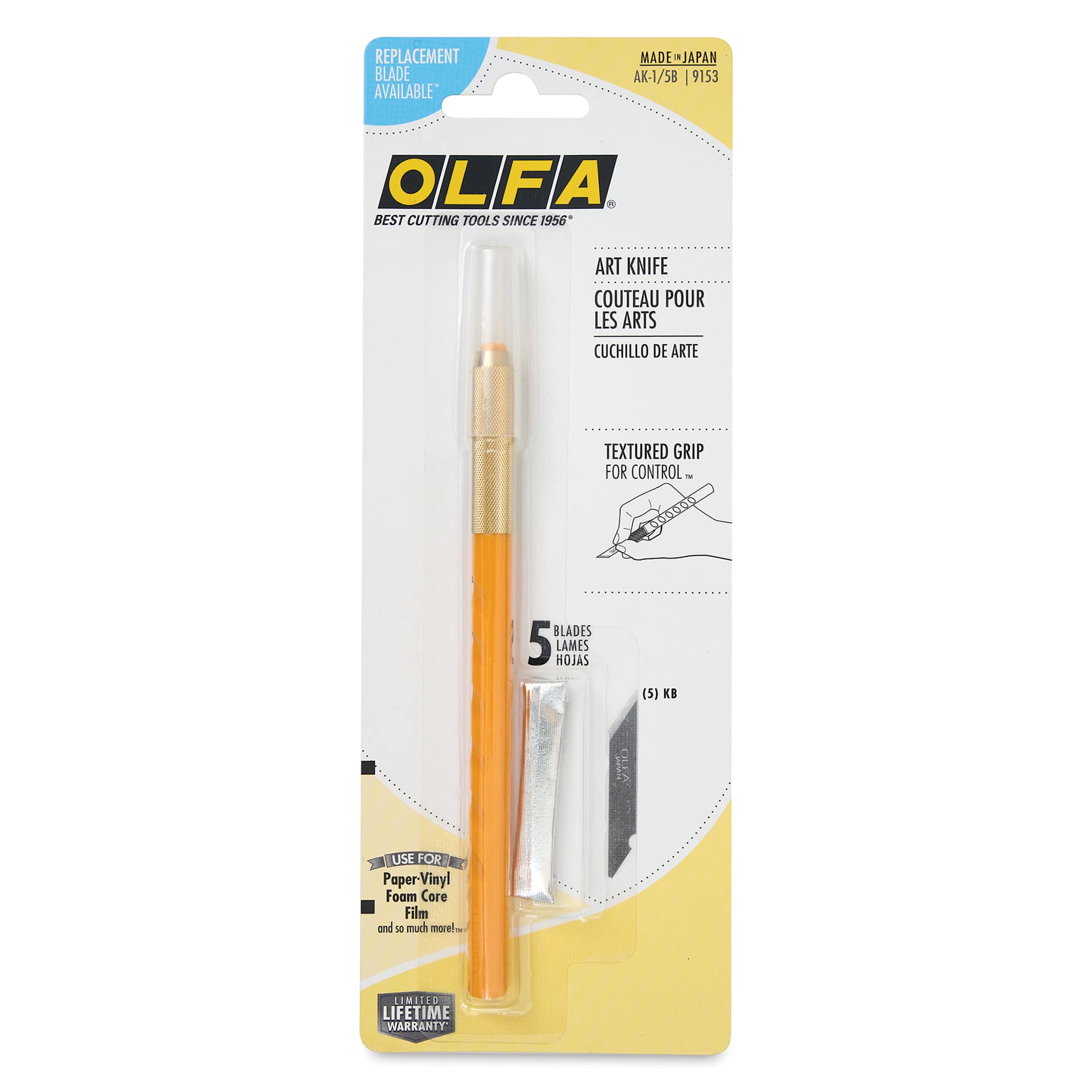 Olfa AK-1 Graphic Art Knife front of packaging