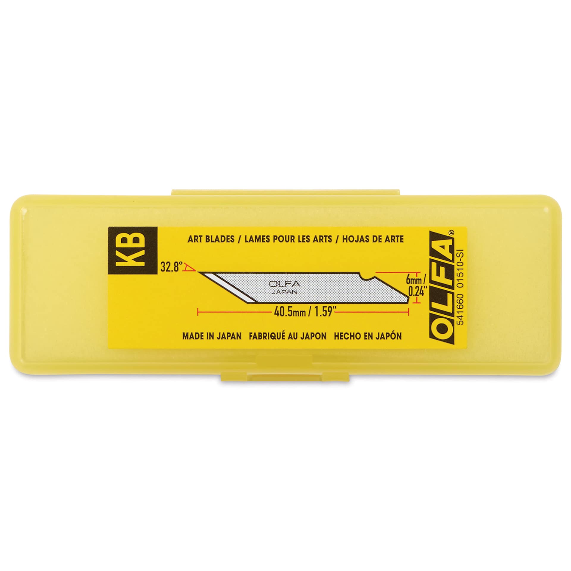 Olfa KB Multi-Purpose Art Blades - 6 mm, Pkg of 5 blade holder