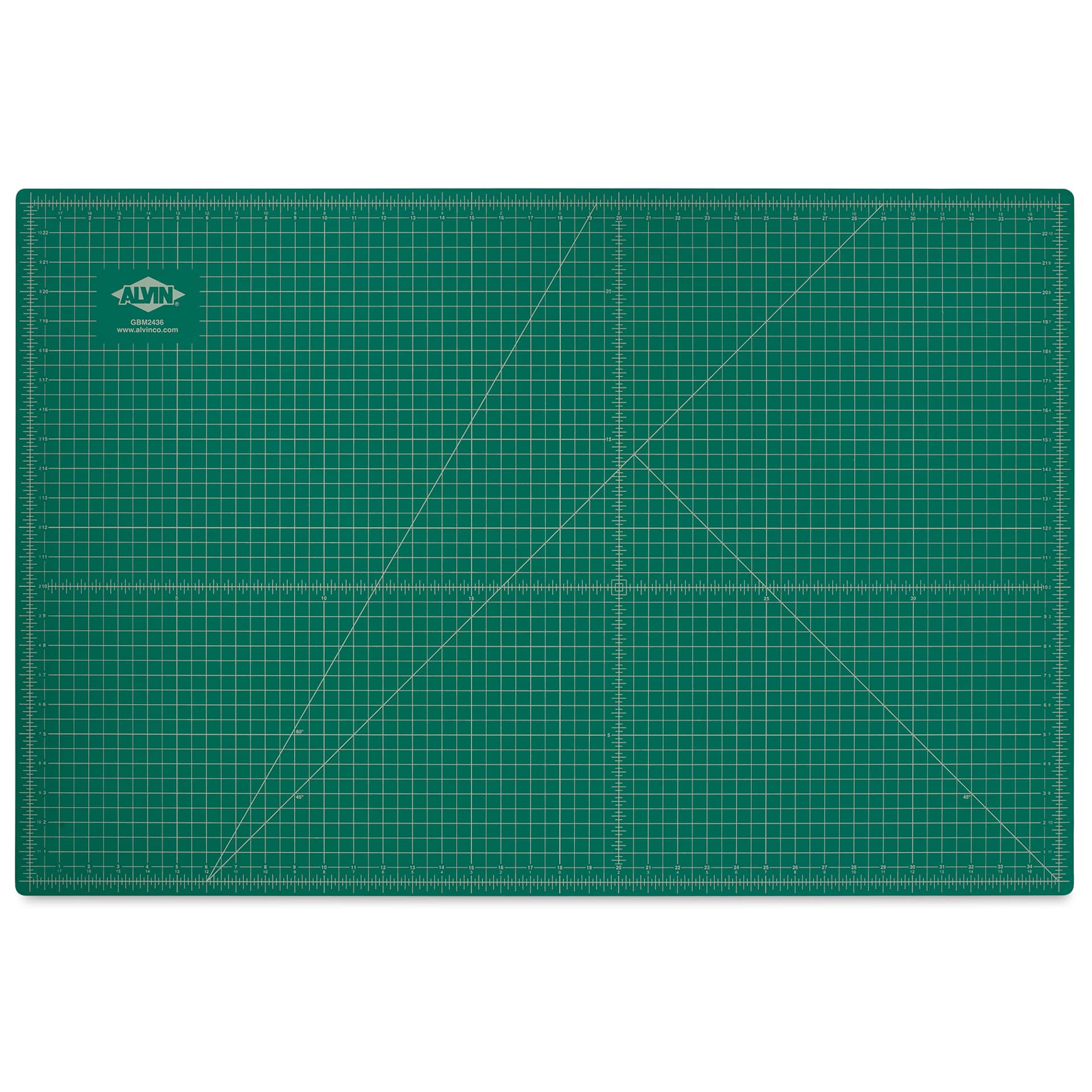 Alvin Cutting Mat - 24" x 36", Green/Black - green side