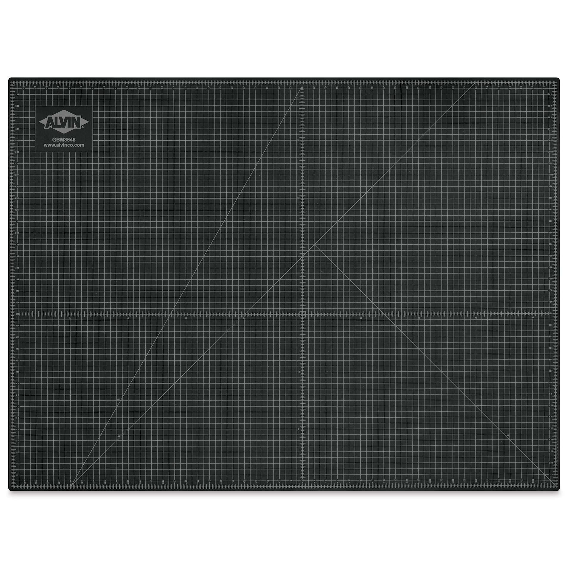 Alvin Cutting Mat - 24" x 36", Green/Black - black side