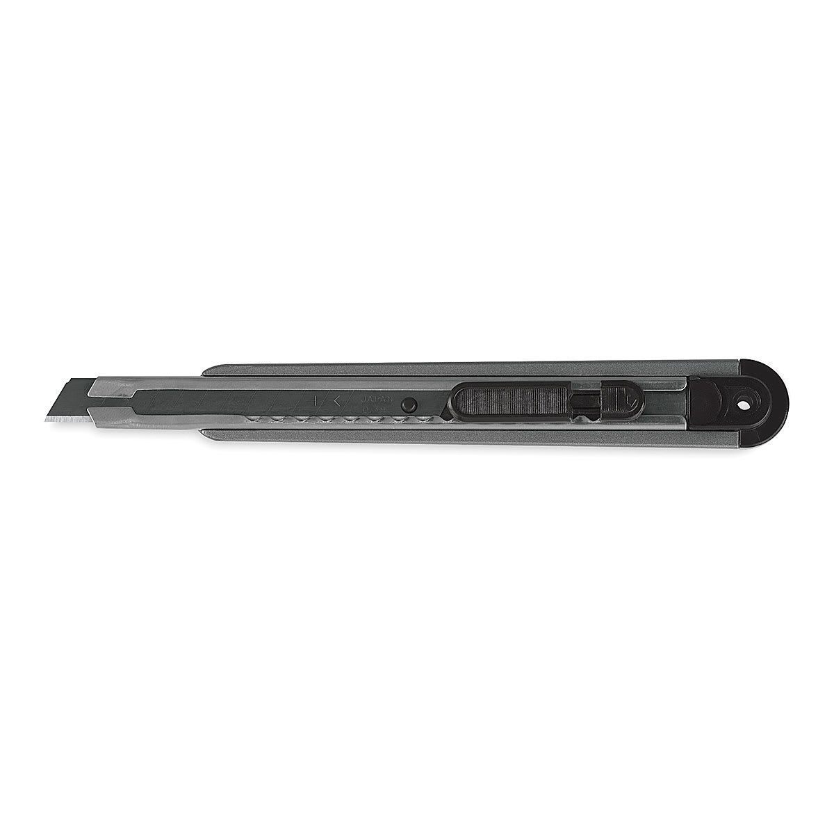 Blick Premier Snap Off Knife - Knife shown horizontally with blade slightly extended