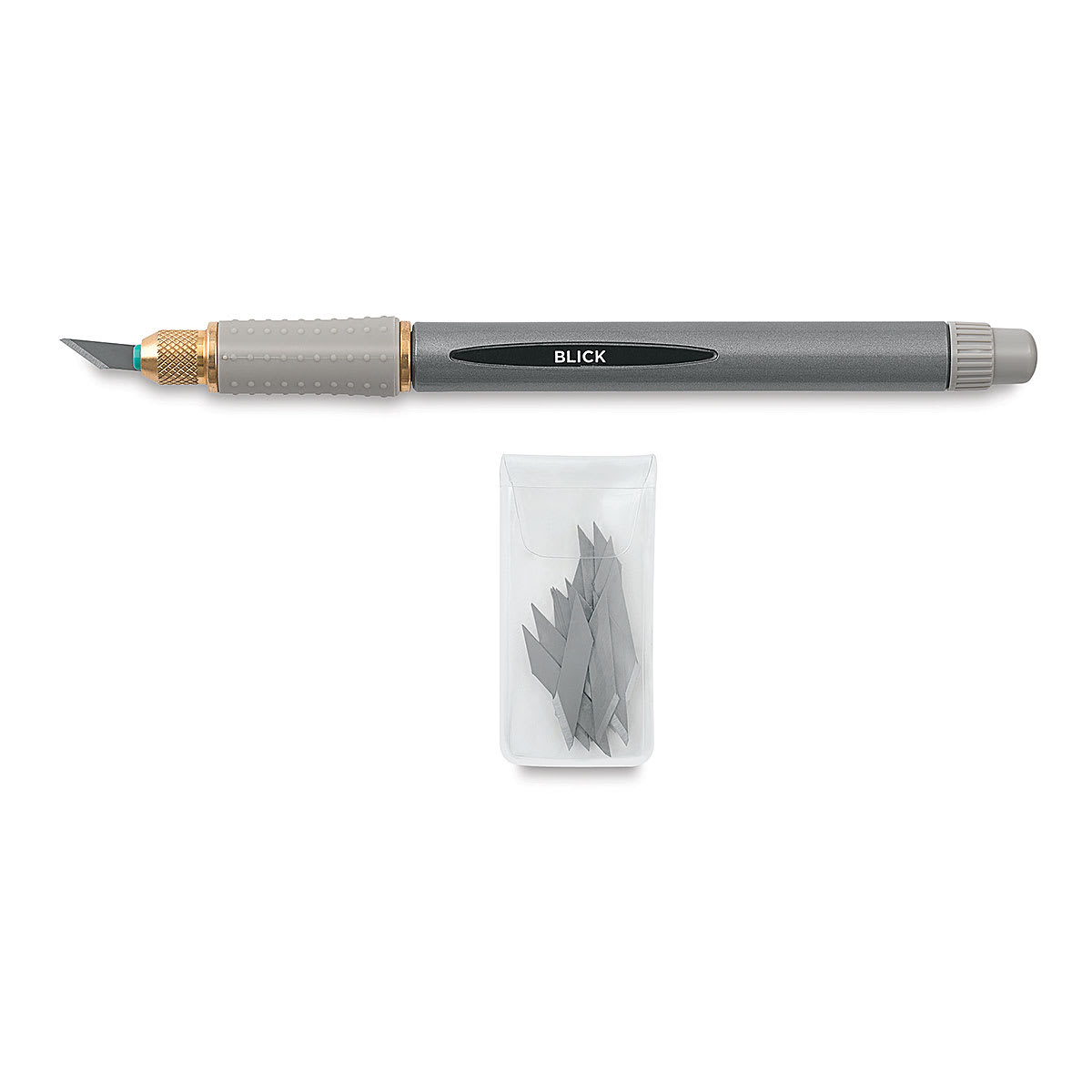 Blick Premier Art Knife and Replacement Blades - shown together, sold separately
Blick Premier Art Knife and Replacement Blades - shown together, sold separately