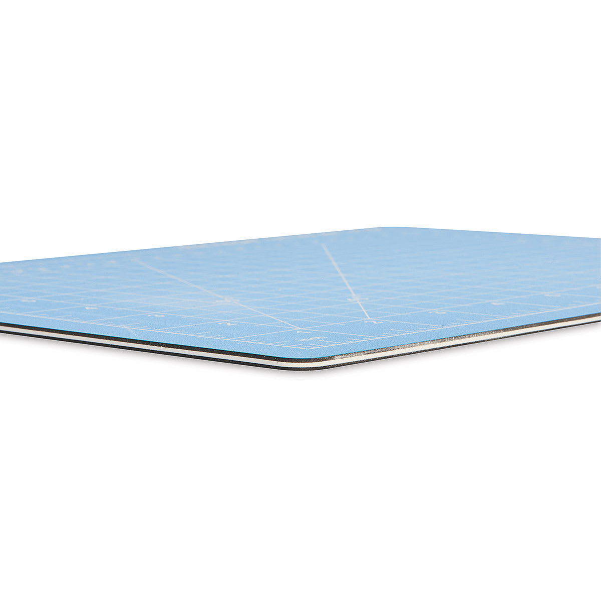 Dahle Self-Healing Cutting Mats - Side view of Blue mat showing layers