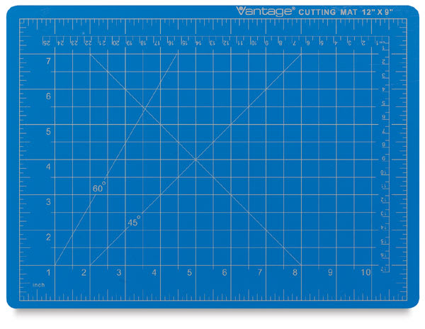 Dahle Self-Healing Cutting Mats - Top view of Blue Mat