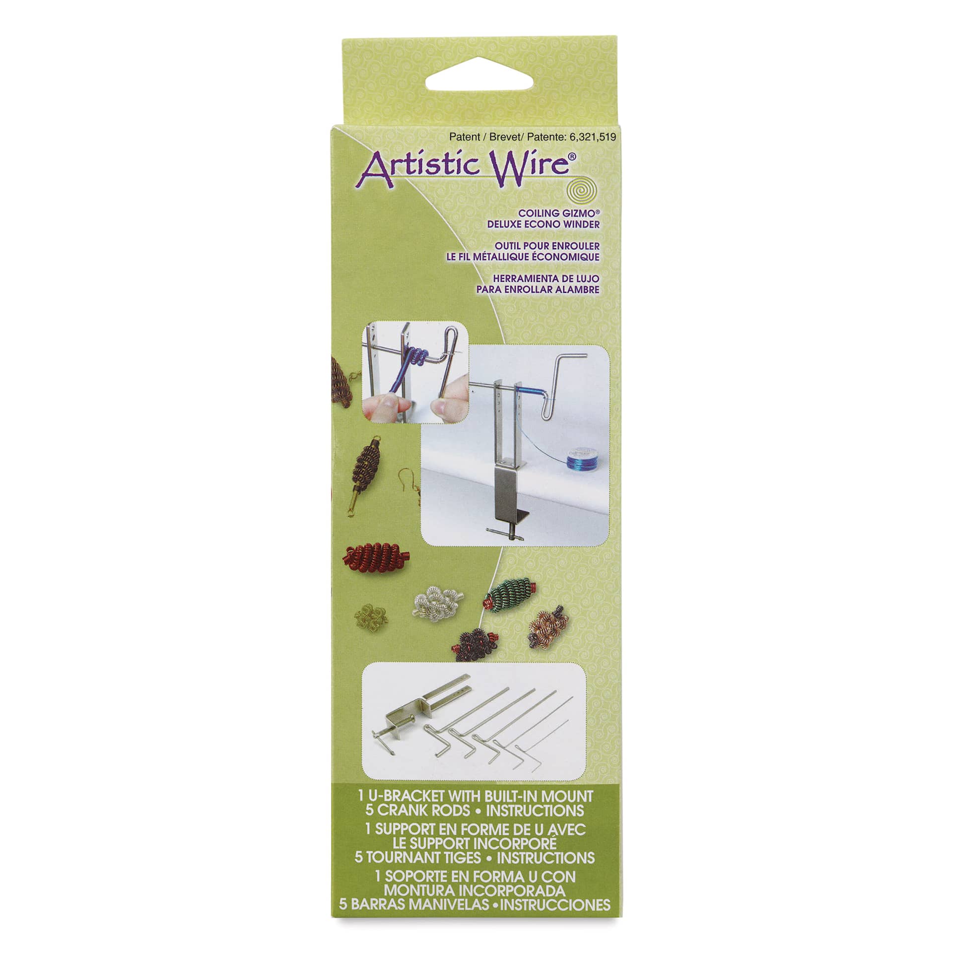 Artistic Wire Coiling Gizmo Deluxe Winder Set front of packaging