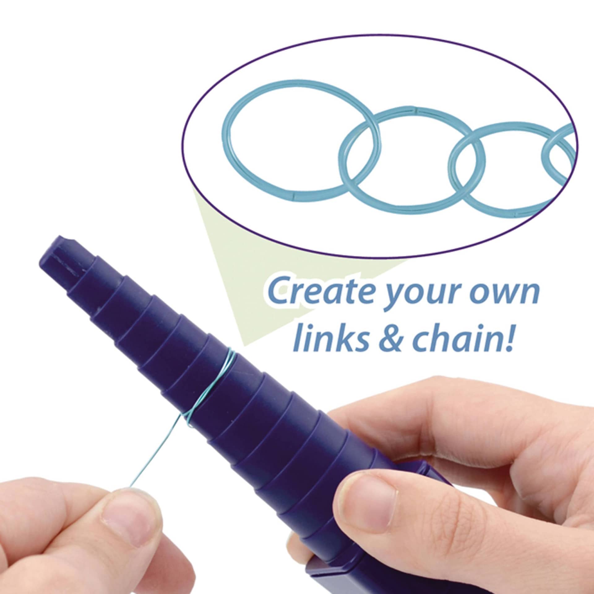 Artistic Wire Plastic Mandrel Set create your own links & chain