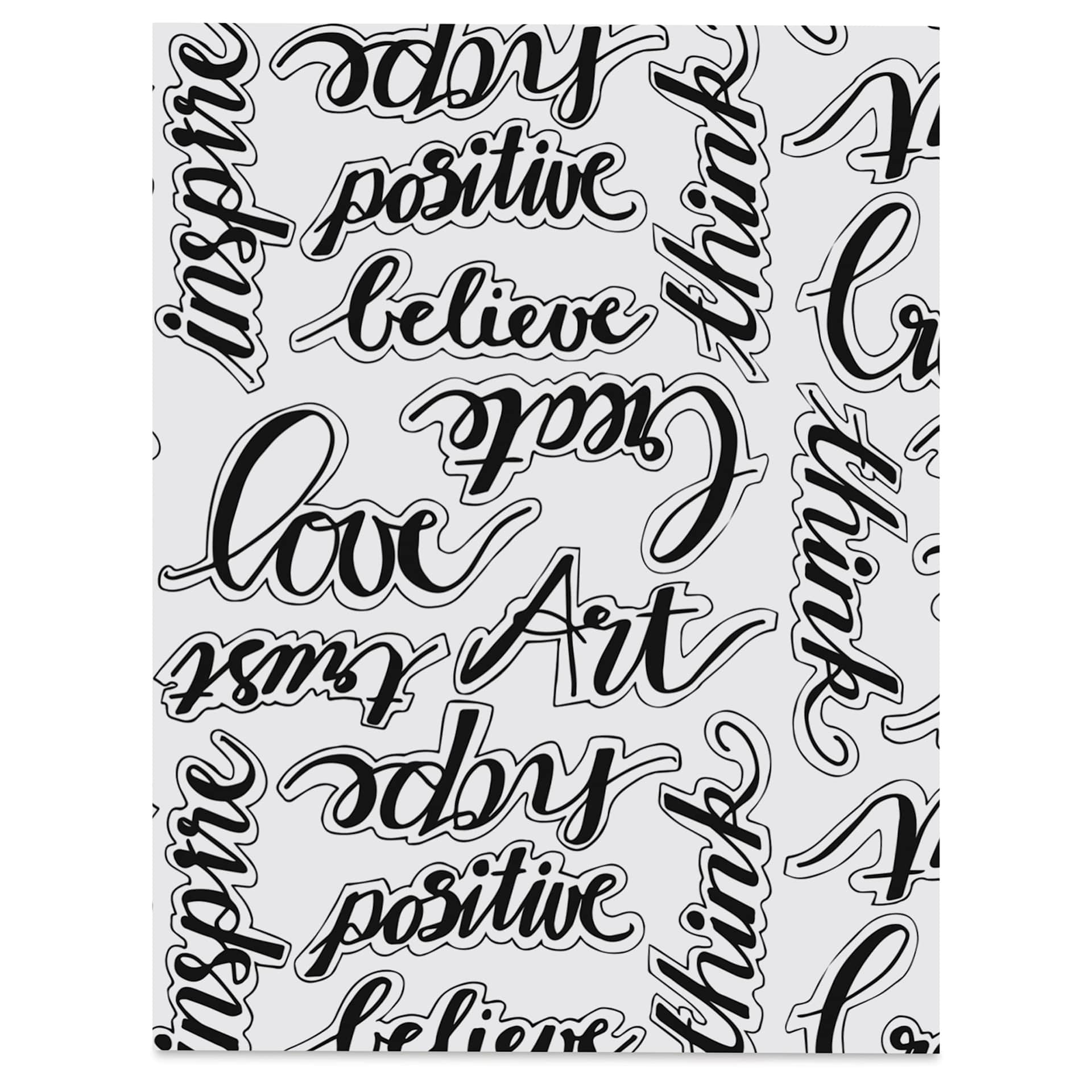 Grafix Artist Series Shrink Film - Script Design by Art by Marlene