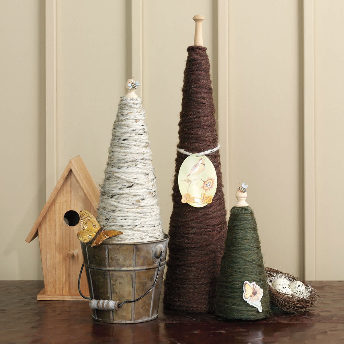 FloraCraft CraftFōM Blocks and Shapes - 2.75" x 6", Cone - finished decorative tree examples