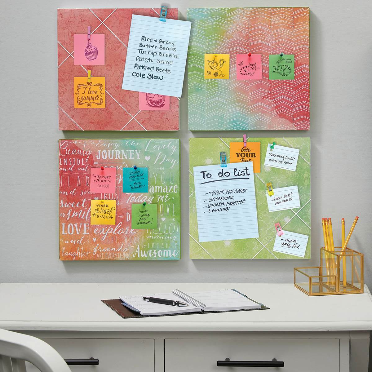 FloraCraft CraftFōM Blocks and Shapes - 0.5" x 11.9" x 11.9", Block - finished decorative bullet board examples