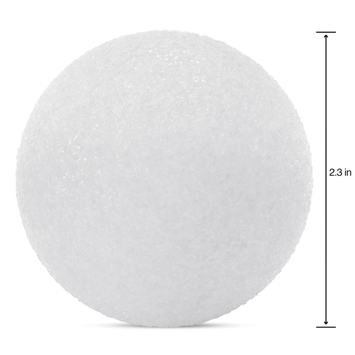 FloraCraft CraftFōM Blocks and Shapes - 2.5" diameter, Ball - dimensions