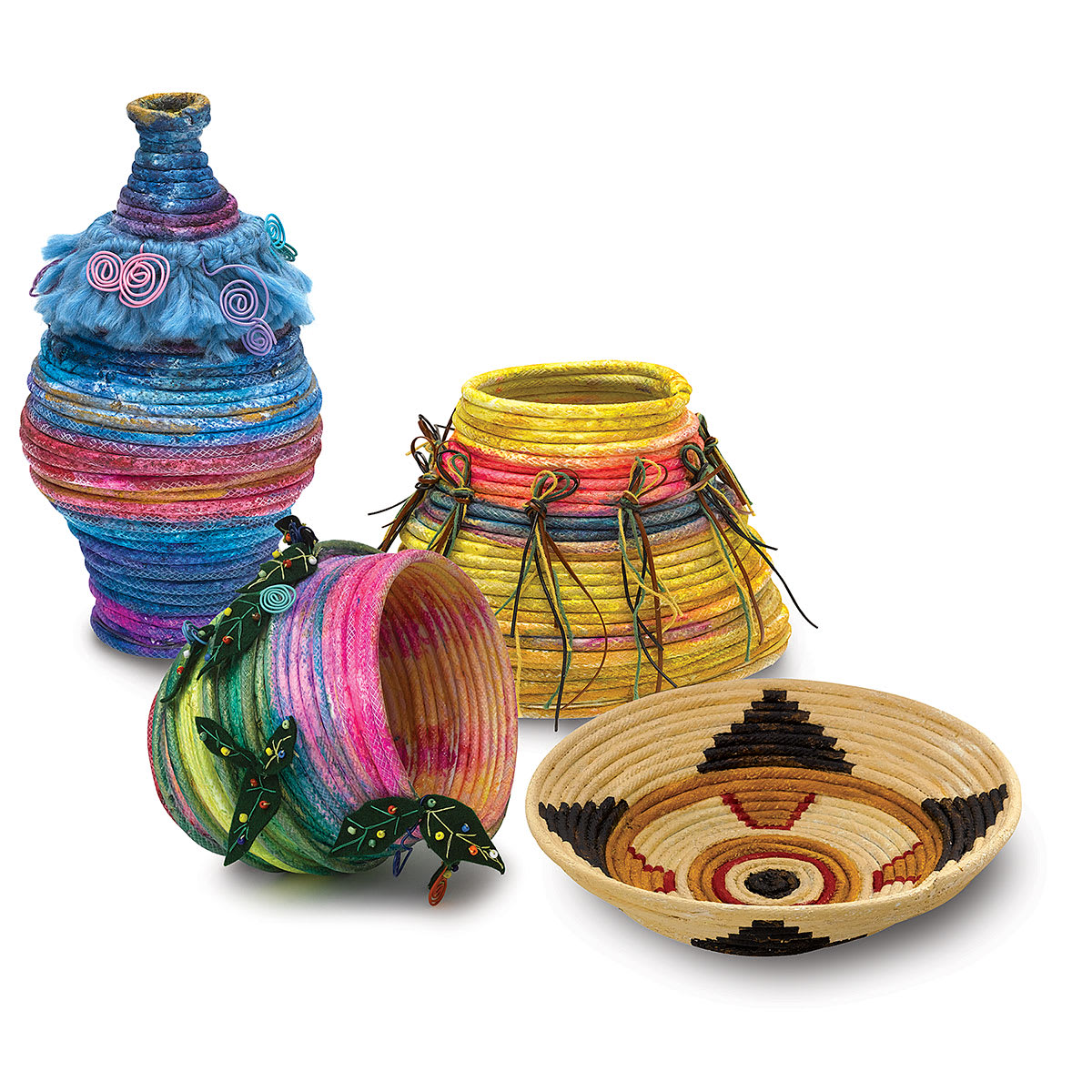 Pepperell Paper Coiling Cords - finished project examples