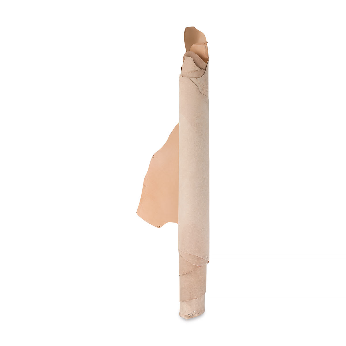 Realeather First Quality Leather Hide - Lightweight Side rolled and upright