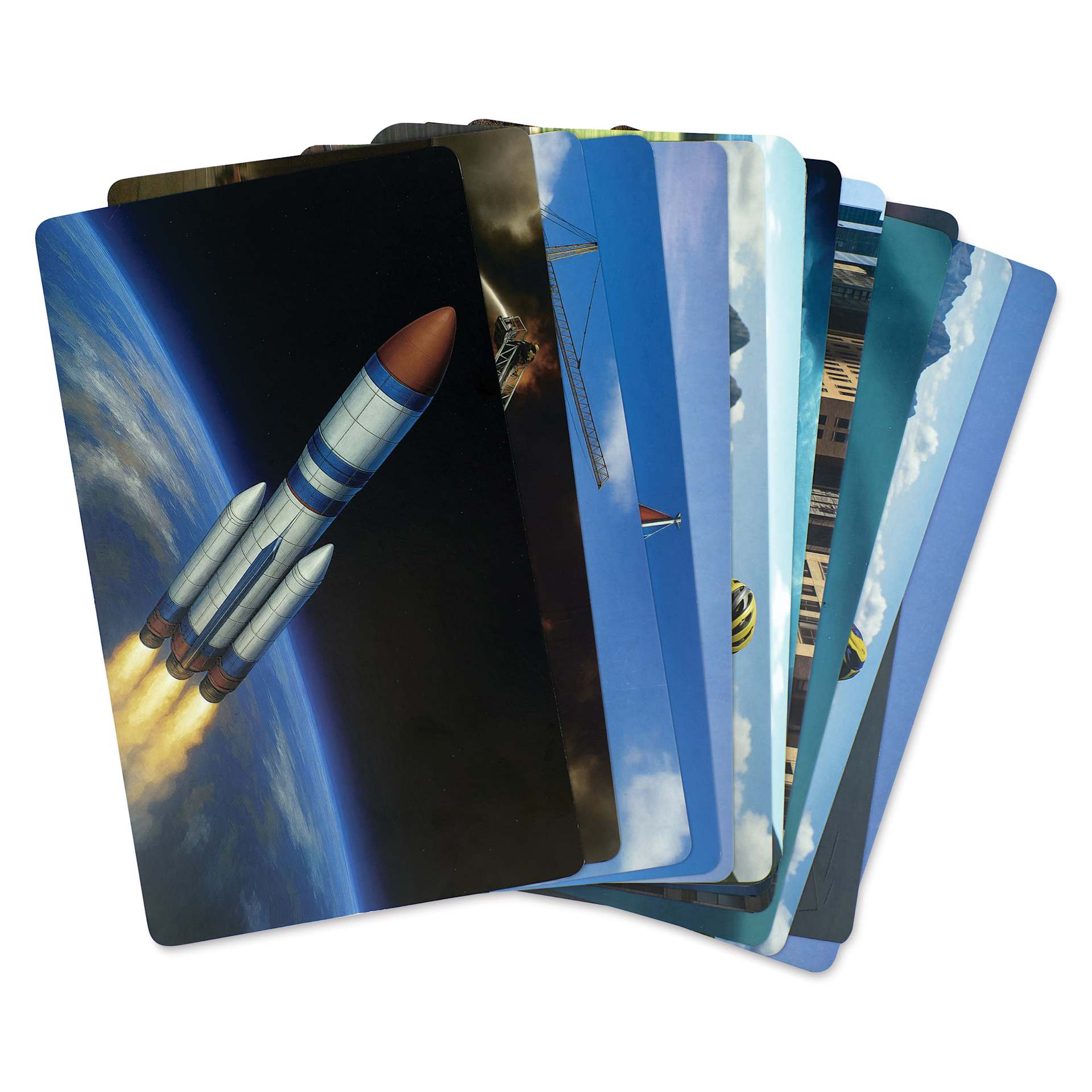 Roylco Rubbing Plates - Vehicles, 6-1/4" x 10-3/4", Set of 14