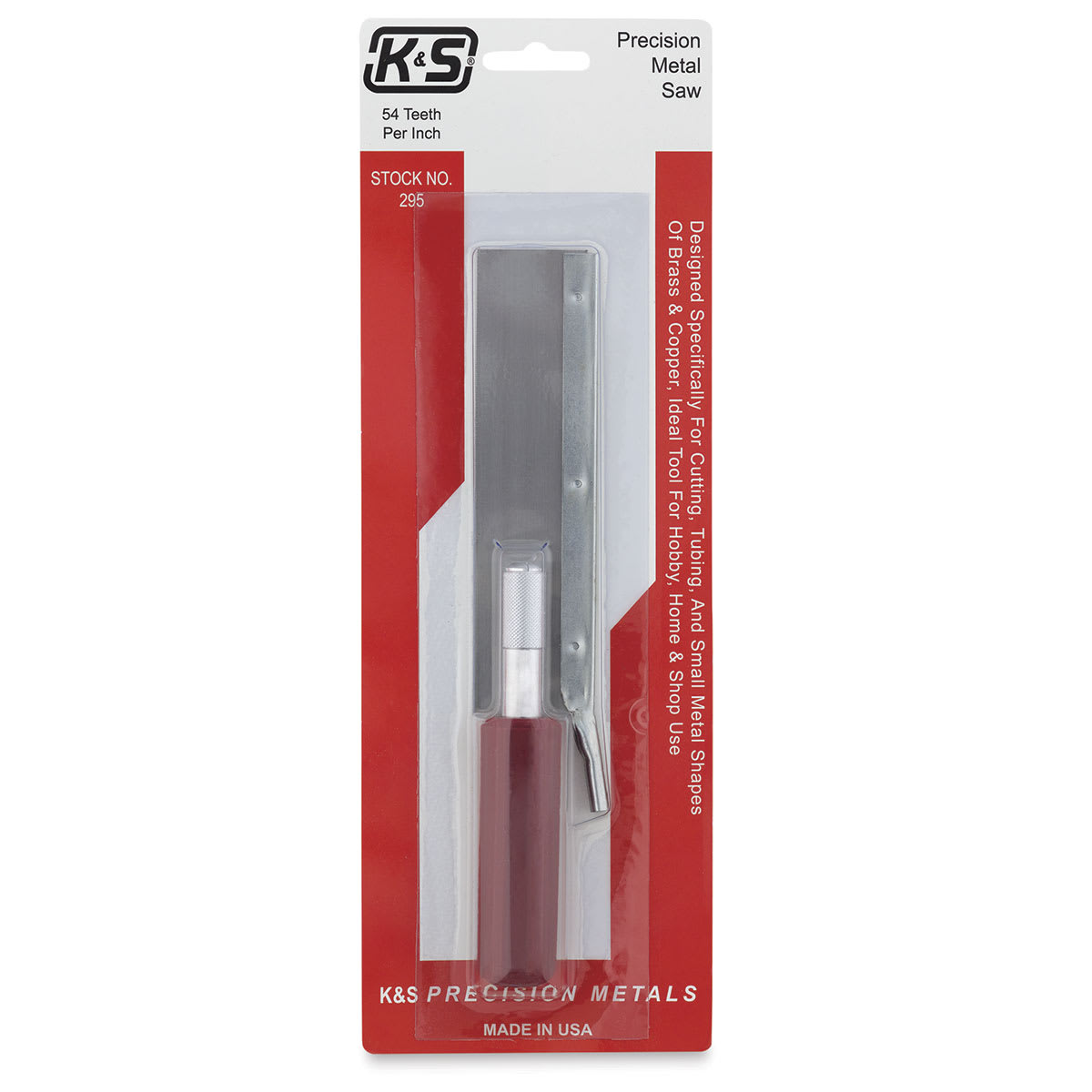 K&S Precision Metal Saw - Front of blister package