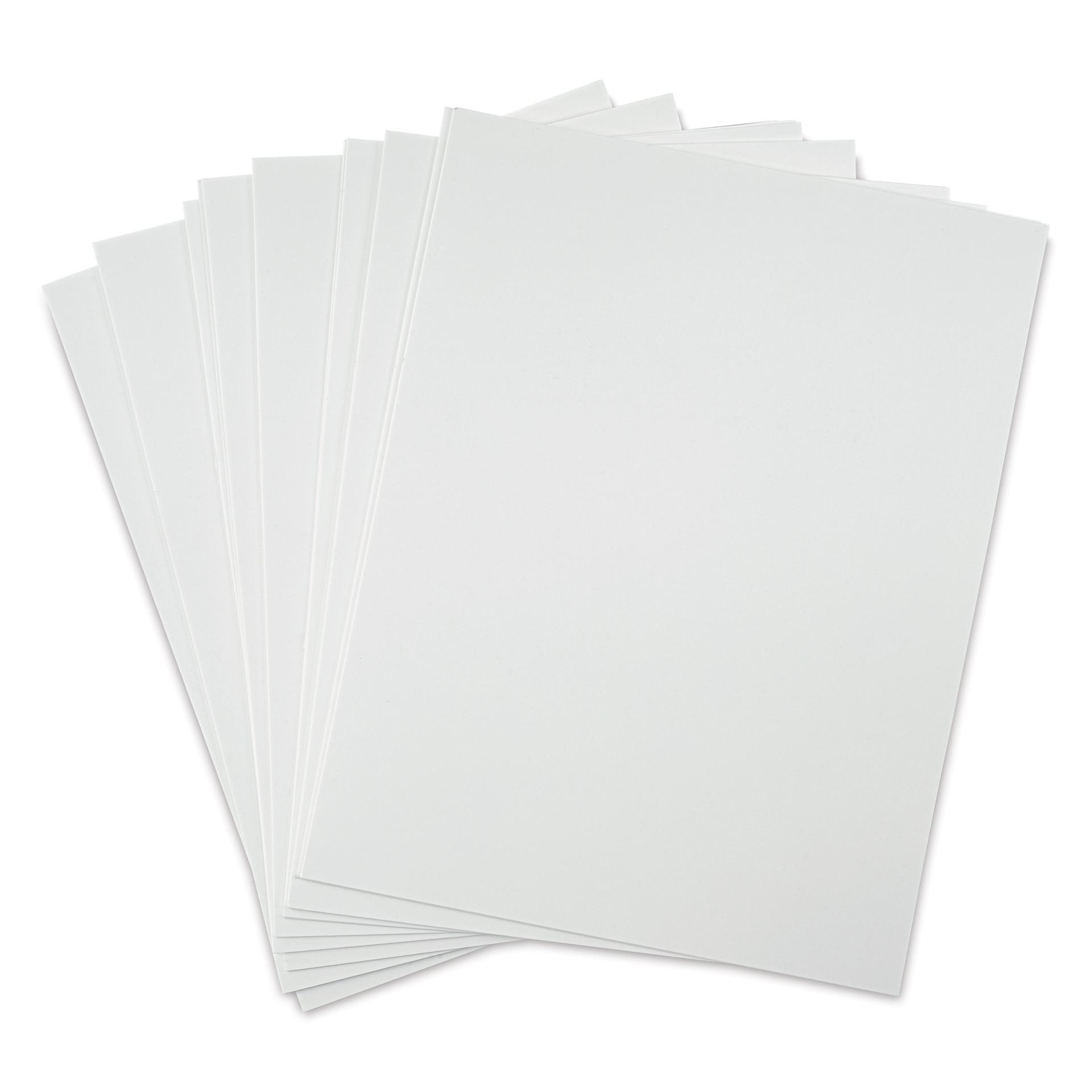 Grafix Shrink Film - 8.5" x 11", Inkjet Shrink Film, White, 50 Sheets