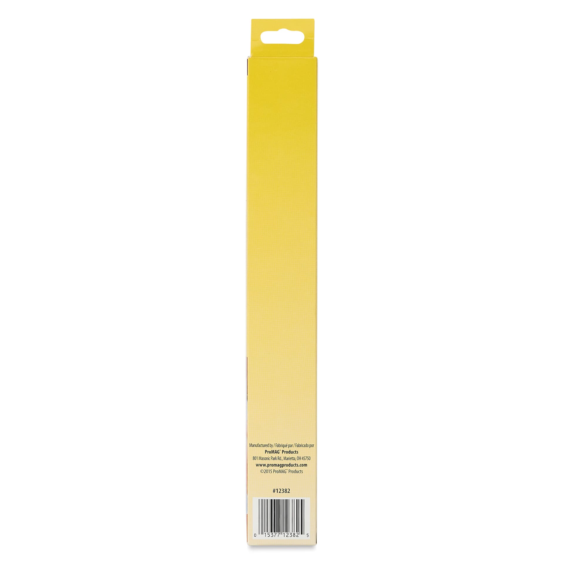 ProMag Magnetic Sheet - 12" x 24", Adhesive, Sheet, back of packaging