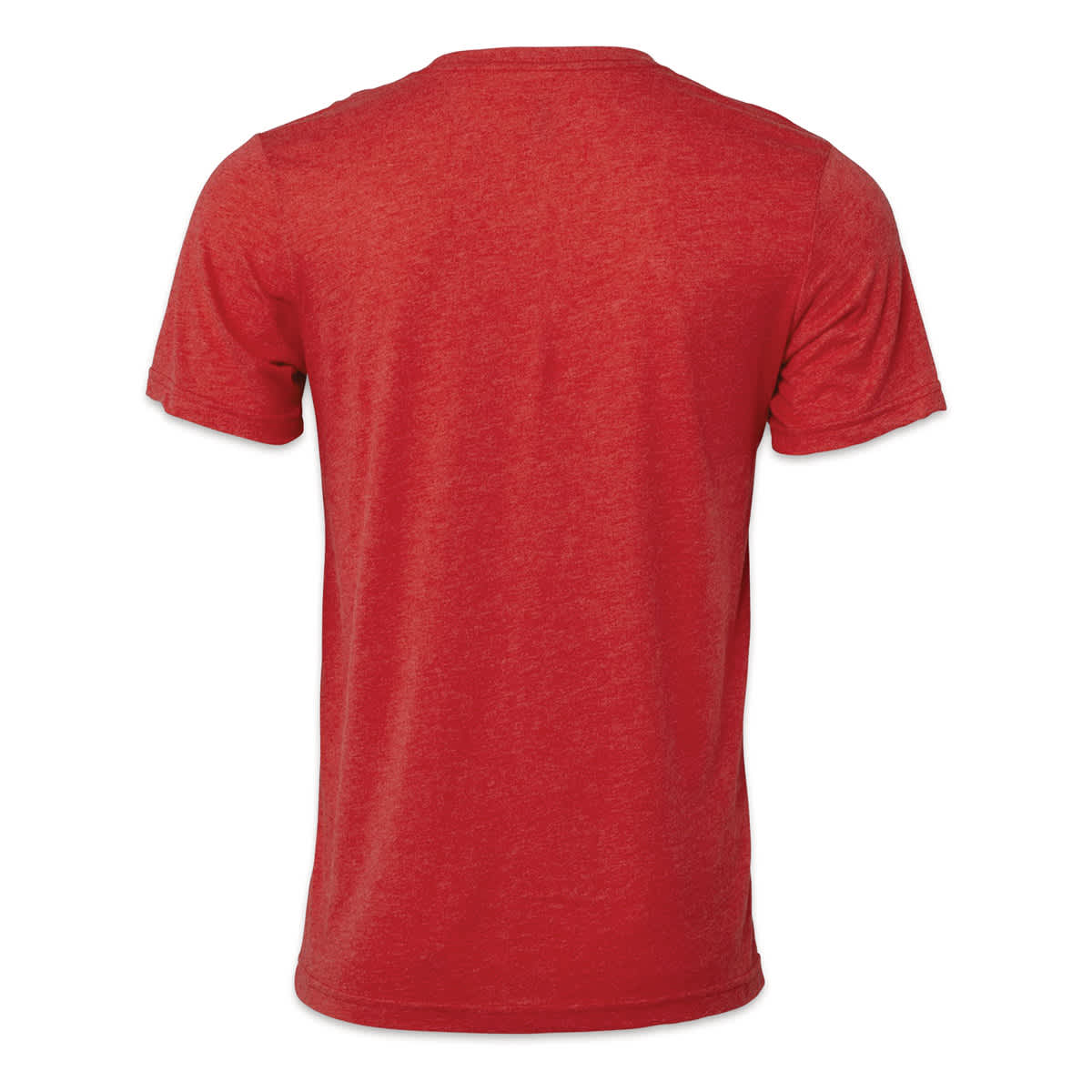 Bella Canvas Unisex T-shirt - Red Heather, X-Small - back
