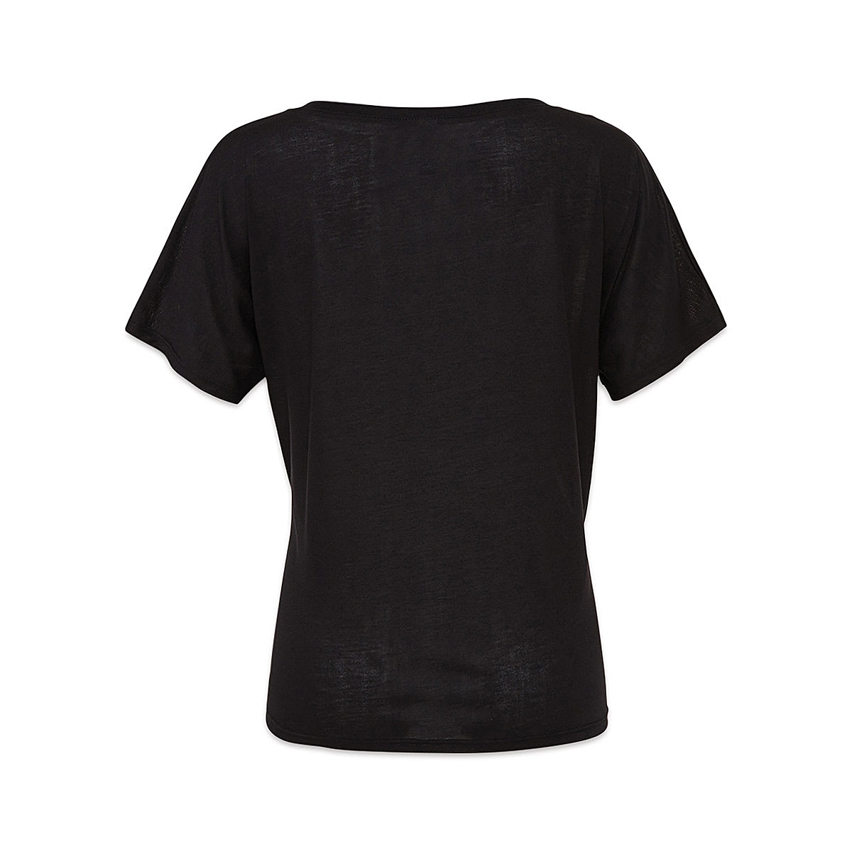 Bella + Canvas Slouchy V-neck T-shirt - Black, Medium
