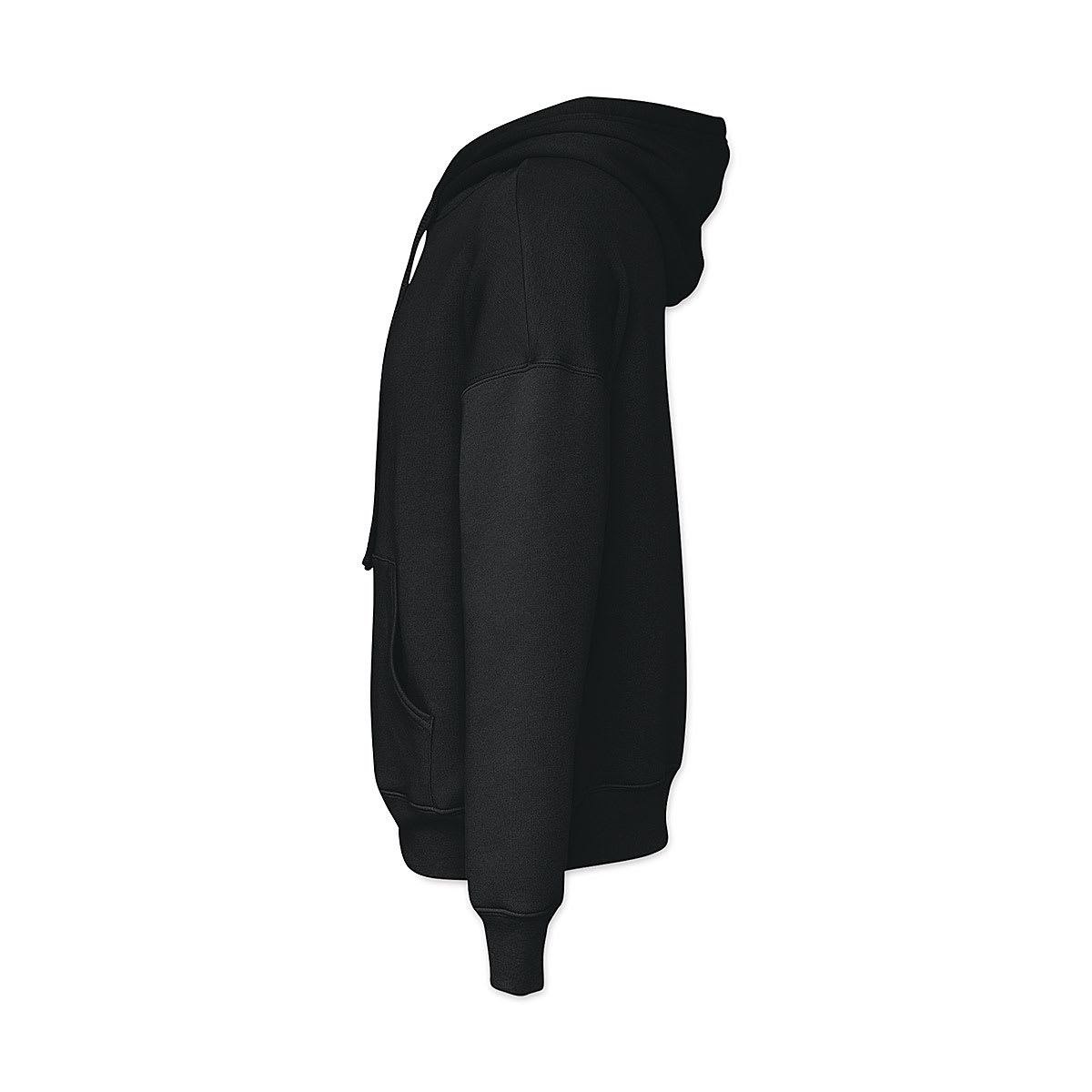 Bella + Canvas Unisex Sponge Fleece Drop Shoulder Sweatshirt - Black, Medium
