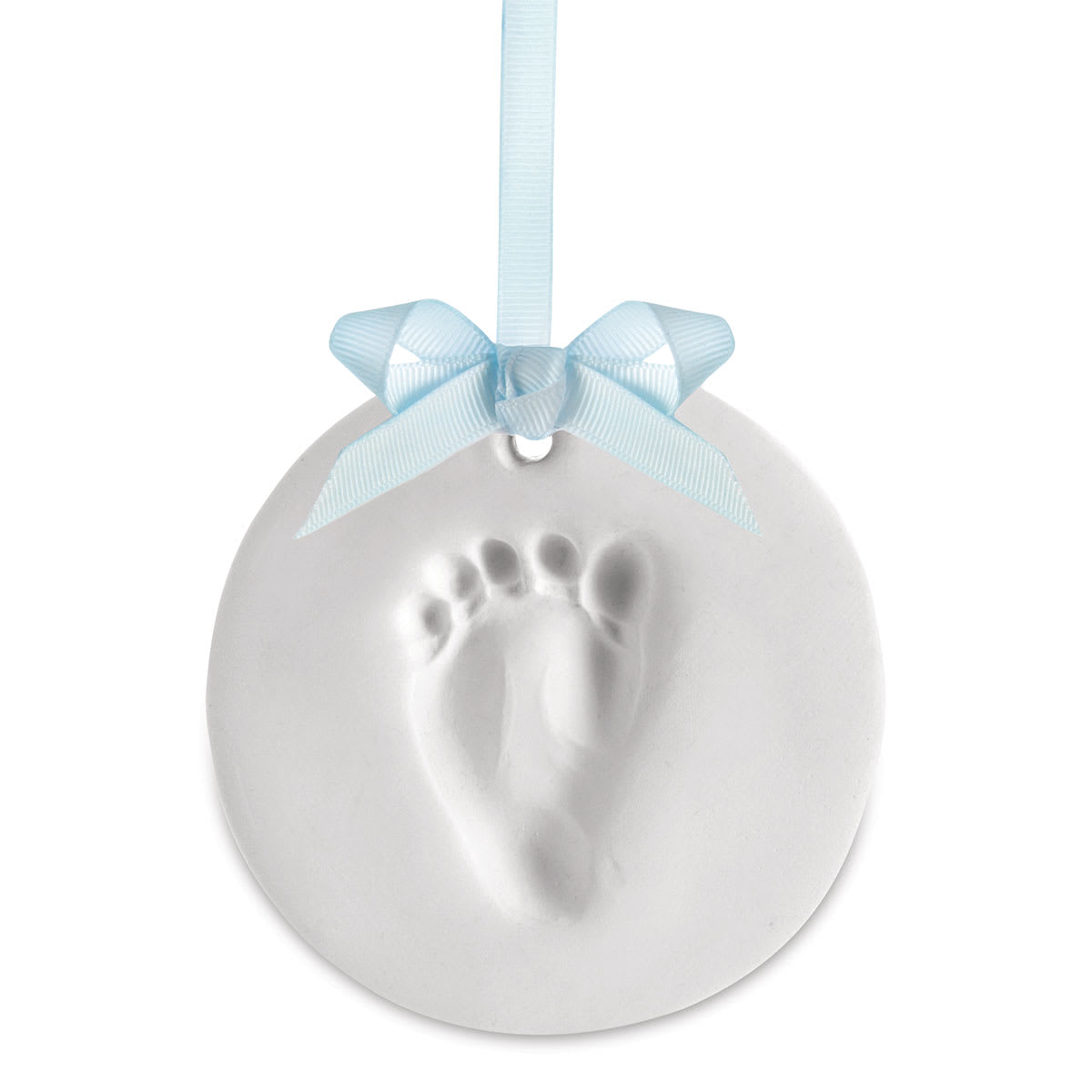 Pearhead Babyprints Keepsake - White Ornament with Footprint