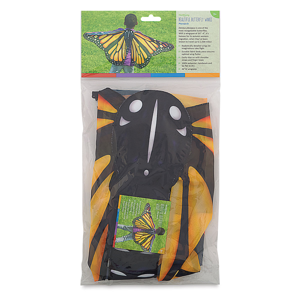 Hearthsong Kids Dress Up Butterfly Wings - Front of Monarch package