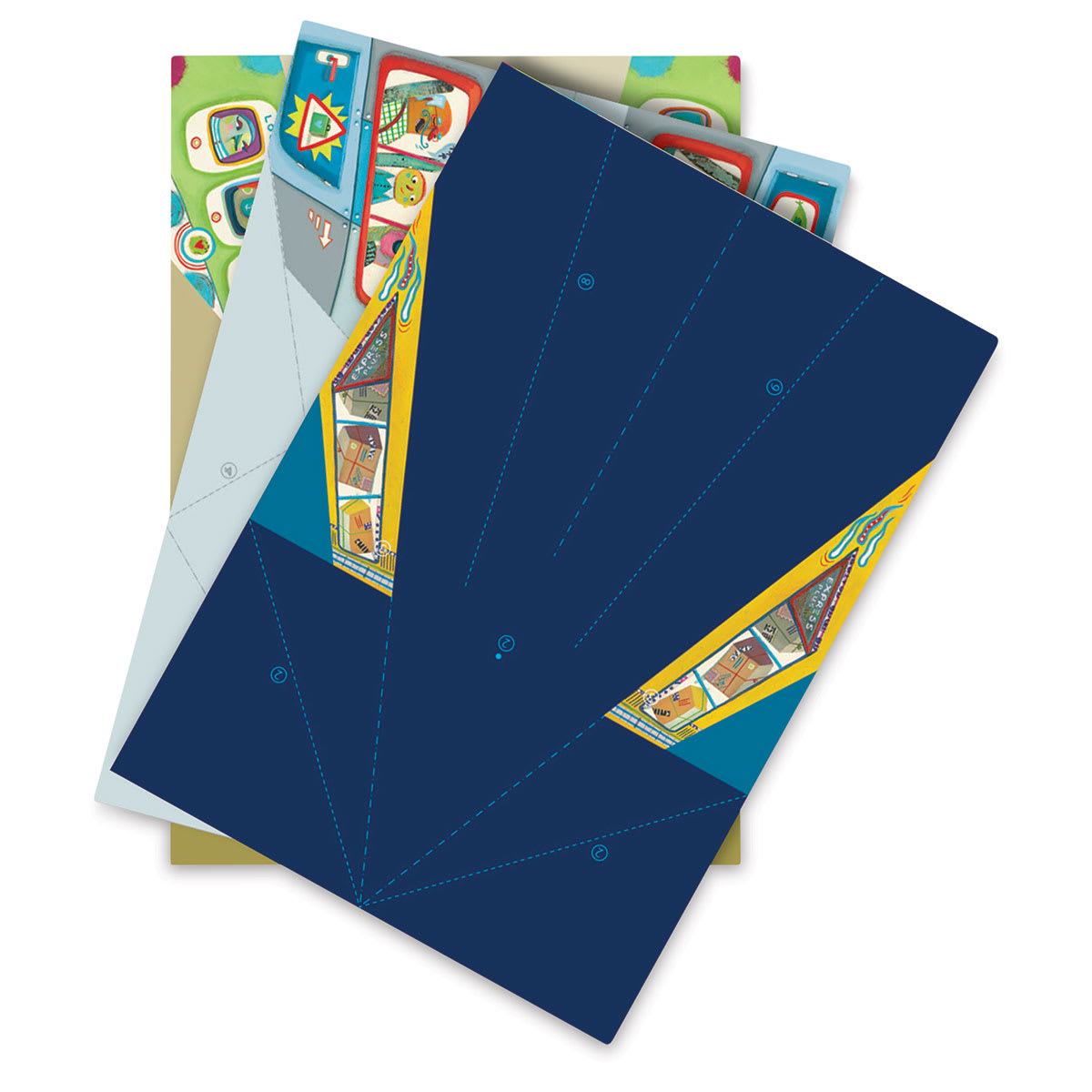 Djeco Origami Kit - Planes (Origami paper)