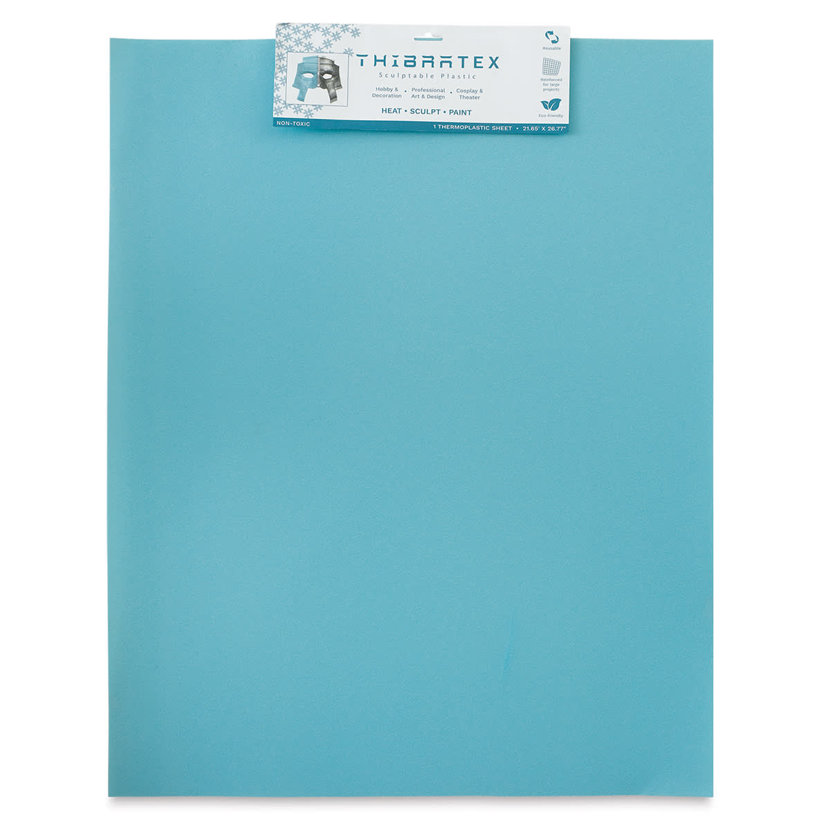 Thibra Tex Sculptable Plastic - Front of package of 21 11/16" x 26 12/16" sheet