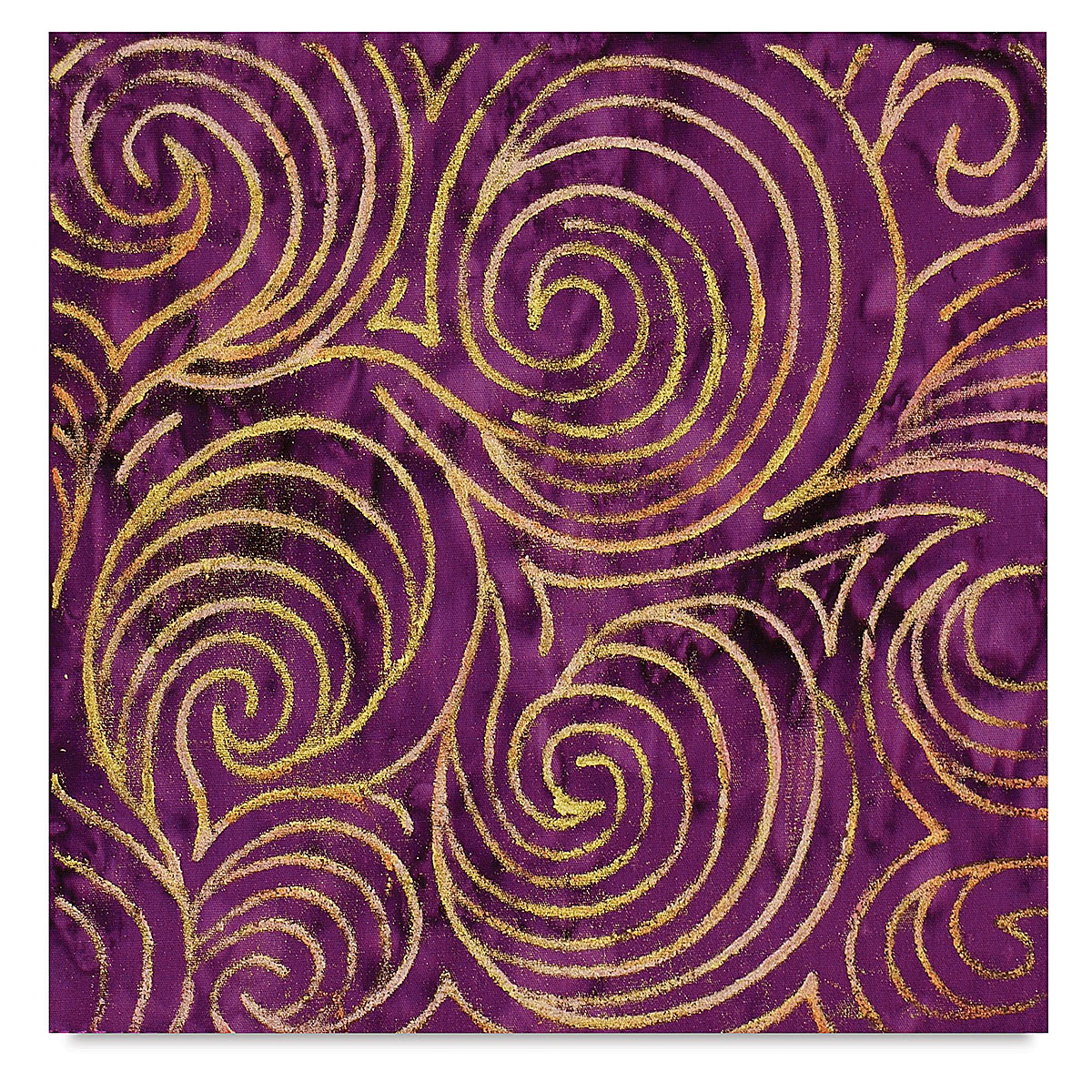 Cedar Canyon Rubbing Plates - Finished art using 1 Curves design