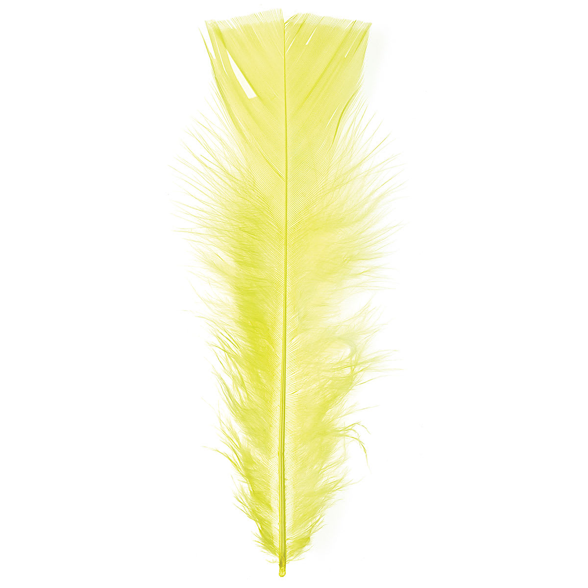Plumage Feathers, 0.5 oz Pkg, Yellow