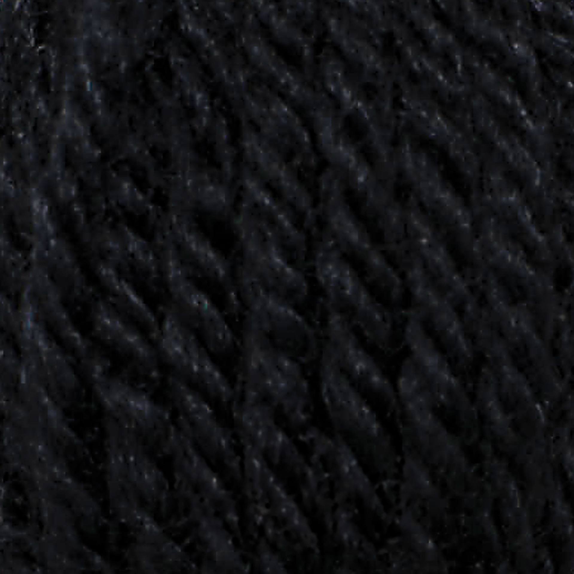 DMC Tapestry Wool - Noir Black close up to show texture