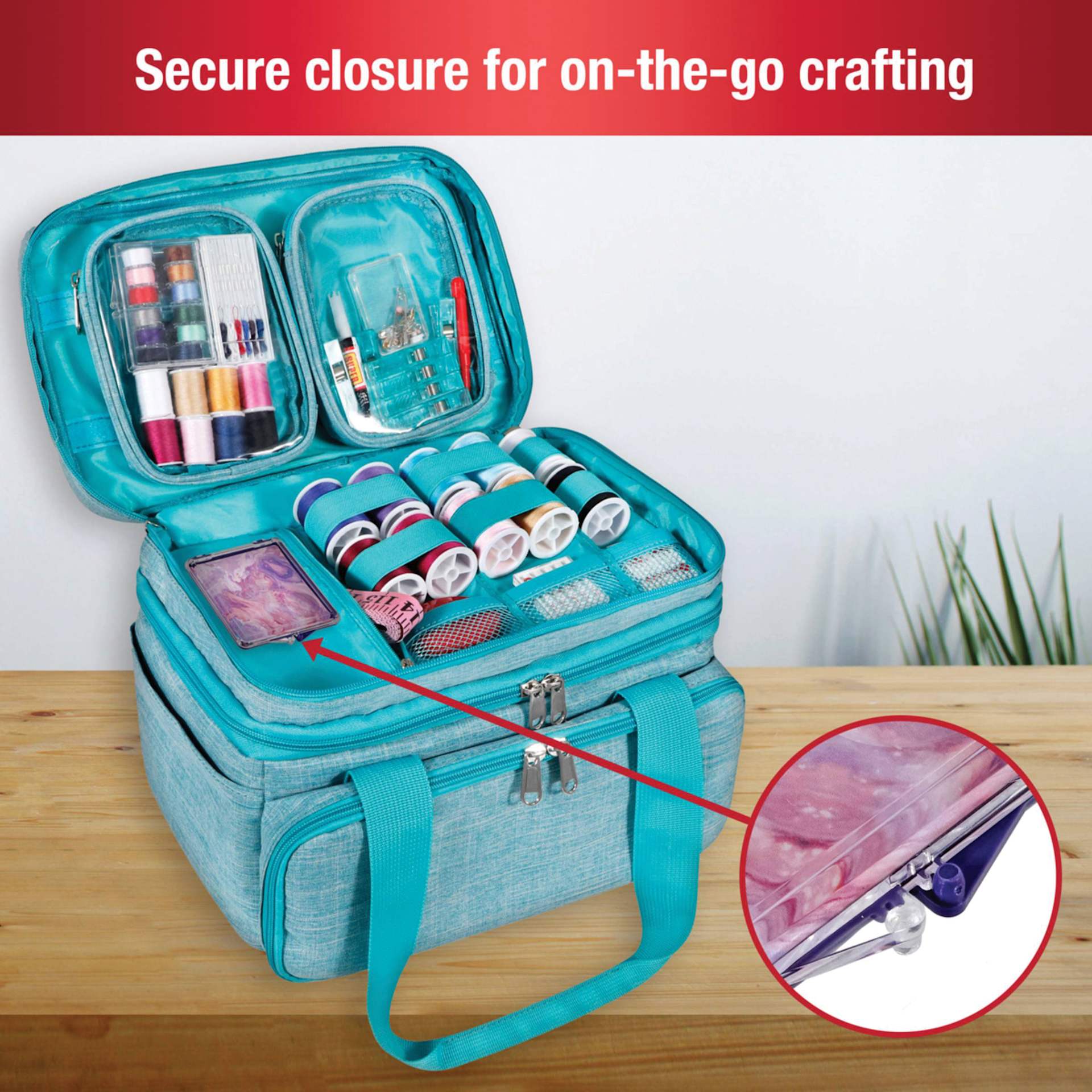 Singer Magnetic Needle & Pin Compact - Secure Closure