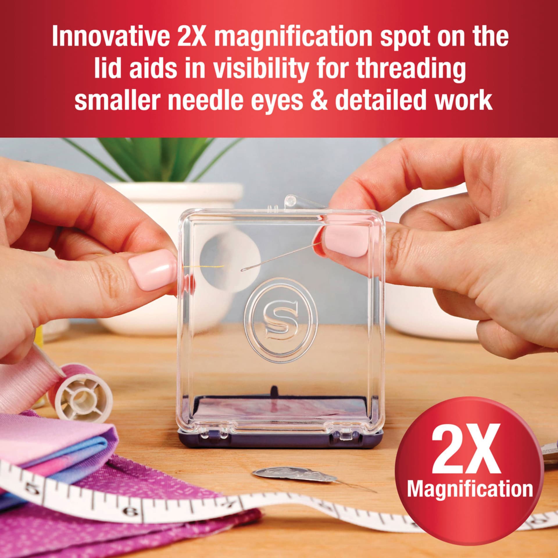 Singer Magnetic Needle & Pin Compact - Magnification