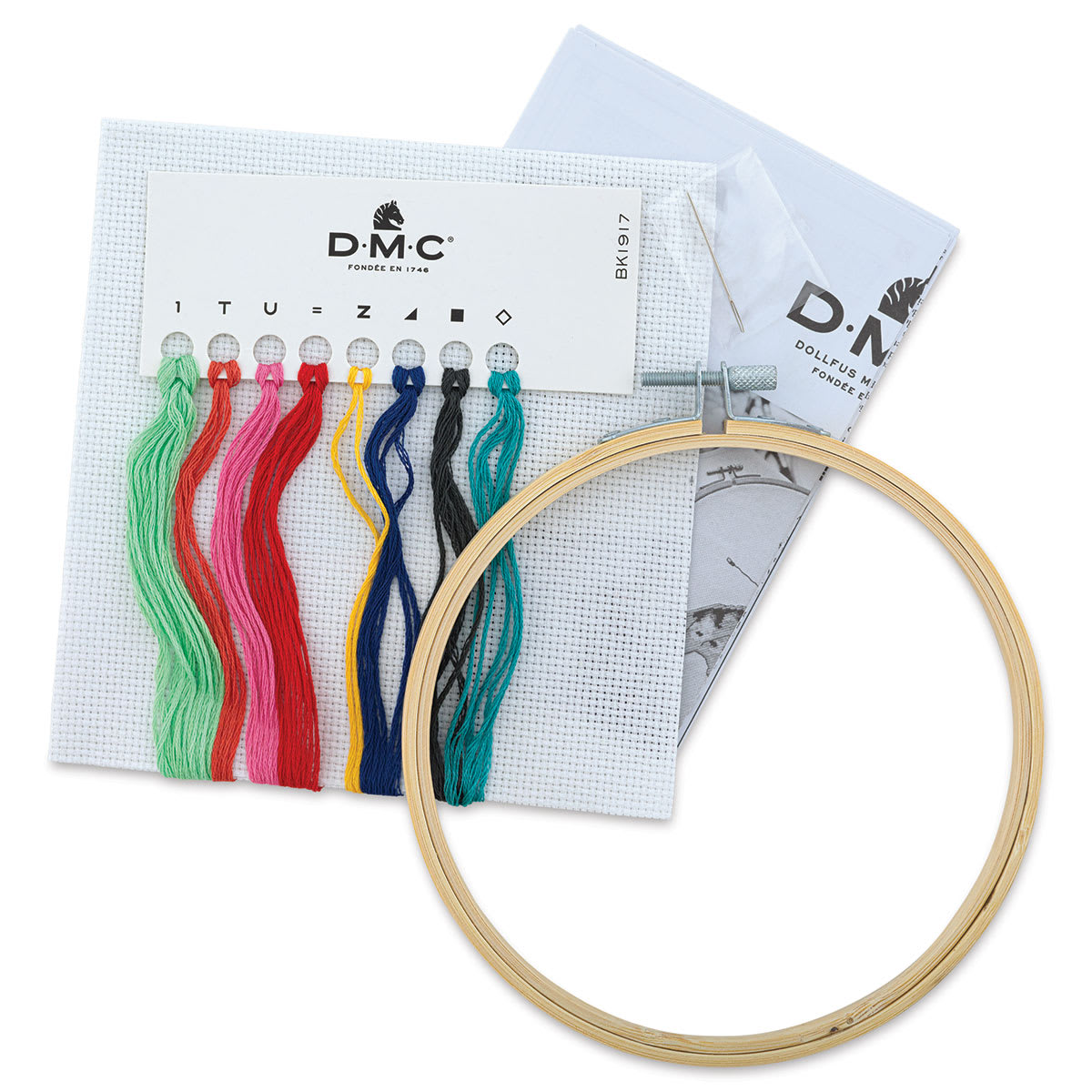 DMC Stitch Kit - Bicycle (Kit contents)