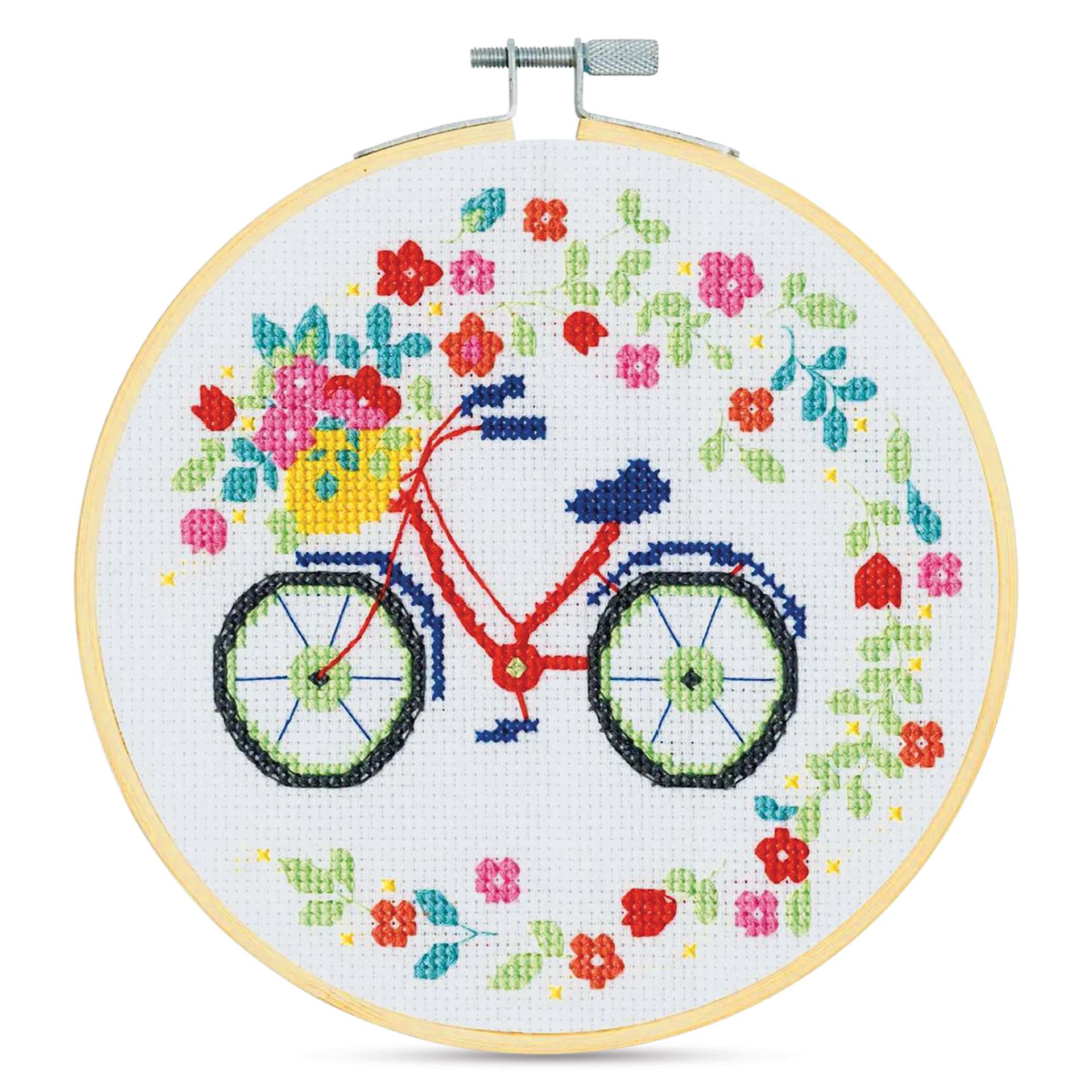 DMC Stitch Kit - Bicycle, finished kit